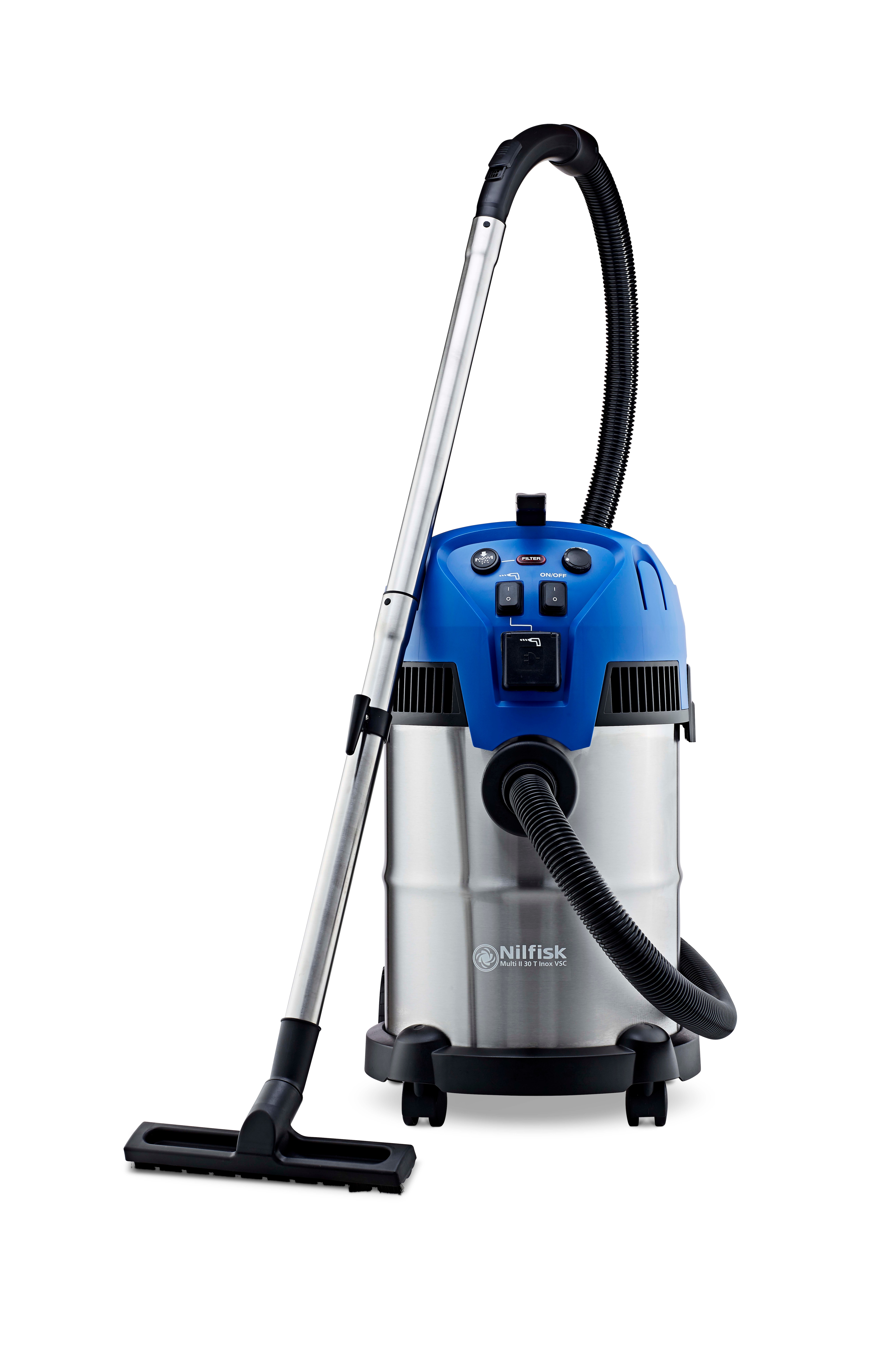 Aspirador Agua/Polvo Multi II 30 l T Inox VSC Inox / Azul-4