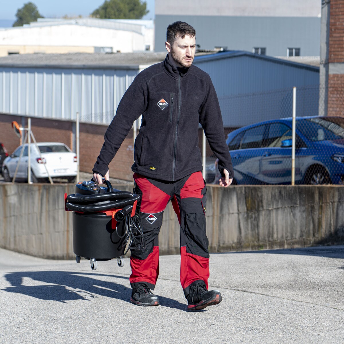 Aspirador Profesional Rubi Clear M Negro / Rojo-6