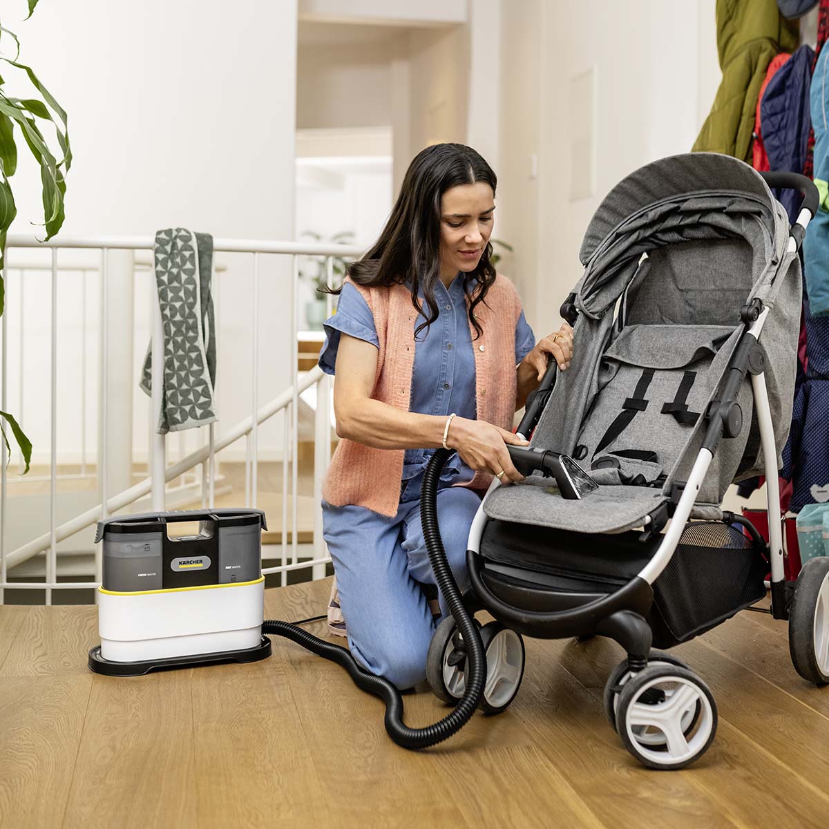 Lava-aspiradora Karcher SE 2 Spot Blanco - Negro-6