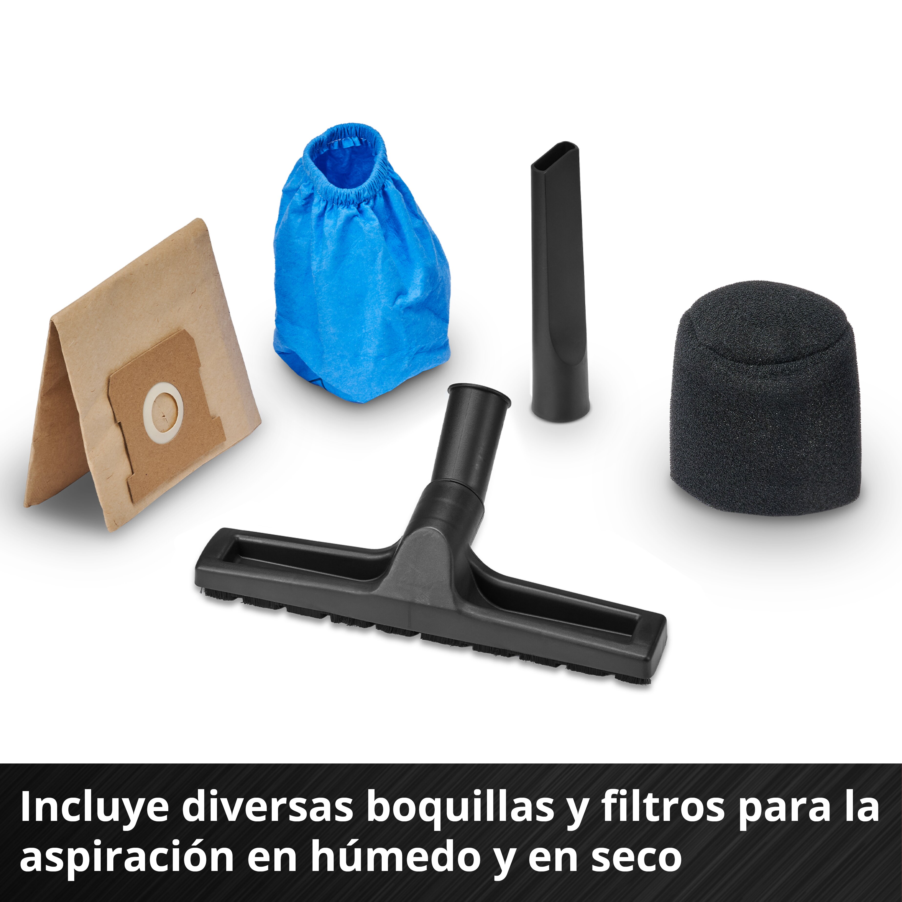 Aspirador sólidos/líquidos Einhell TC-VC 1240 S (bajo consumo) Rojo-6