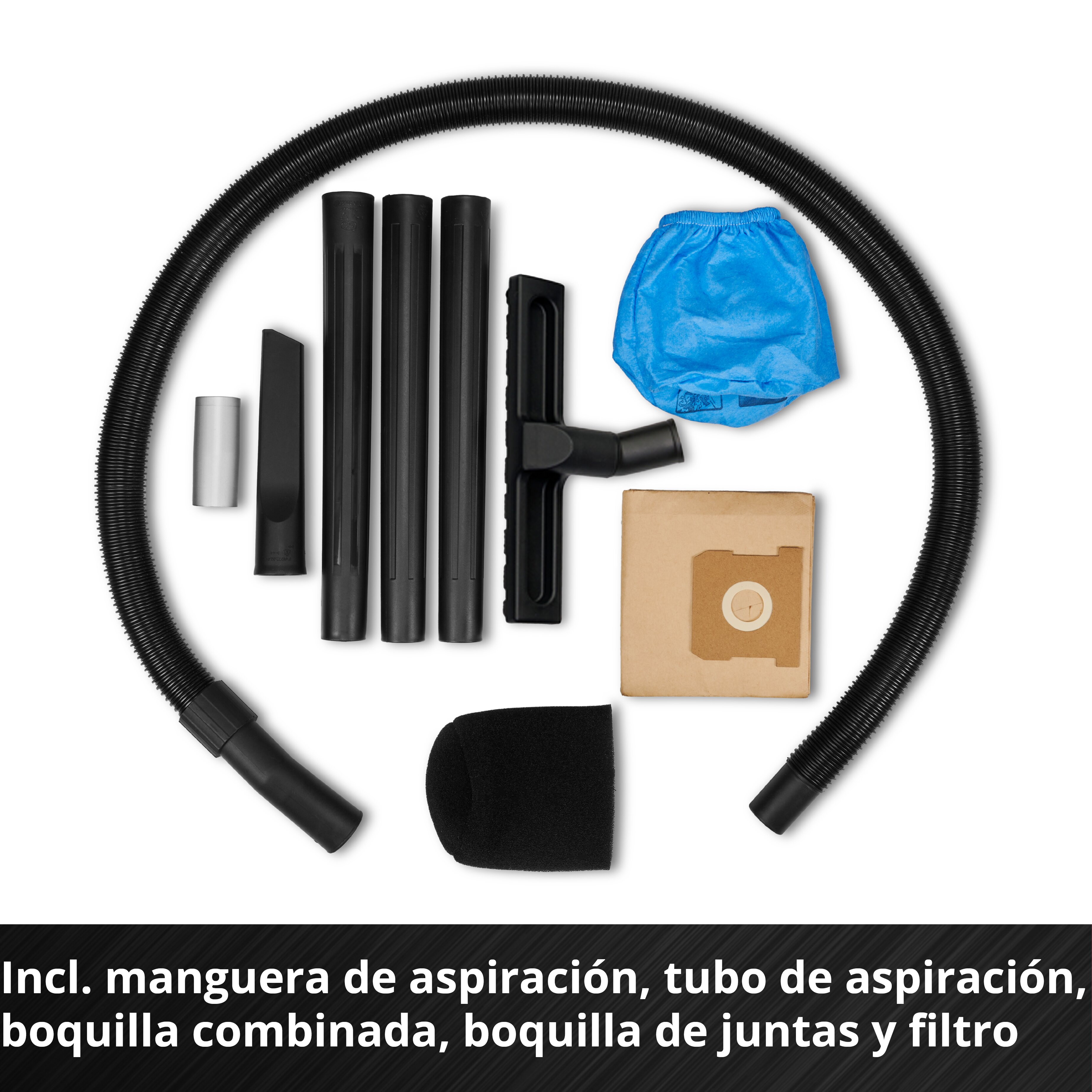Aspirador seco-húmedo inox Einhell TC-VC 1540 S (bajo consumo) Rojo-6