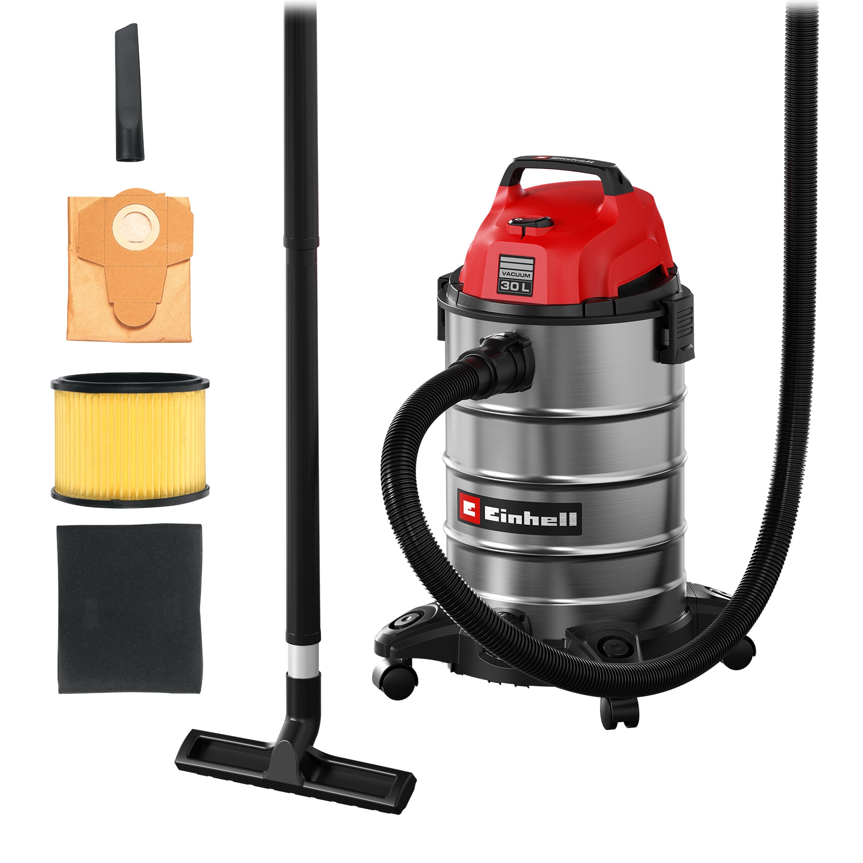 Imagen 0 de Aspirador seco-húmedo inox Einhell TC-VC 3055 S (bajo consumo)