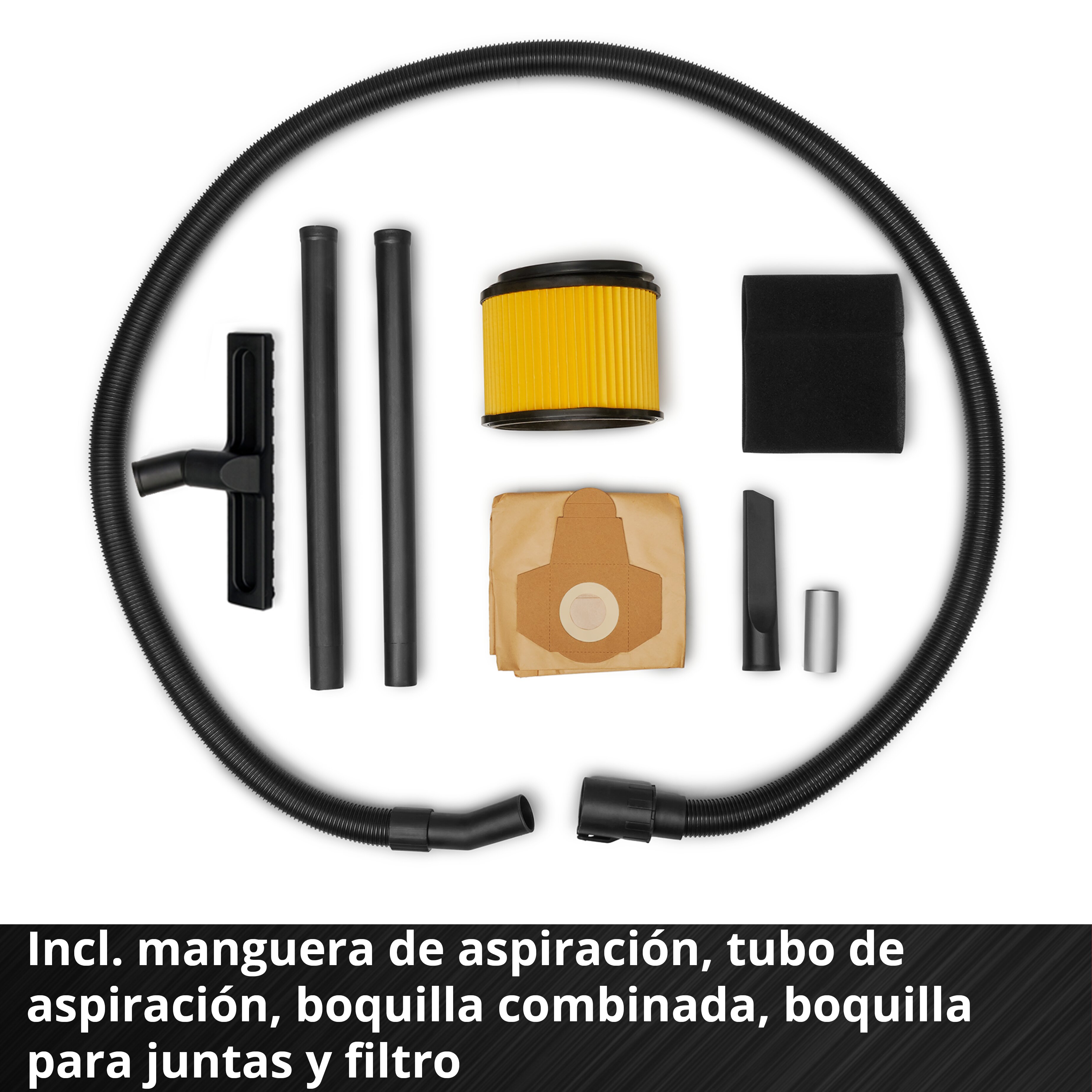 Aspirador seco-húmedo inox Einhell TC-VC 3055 S (bajo consumo) Rojo-2