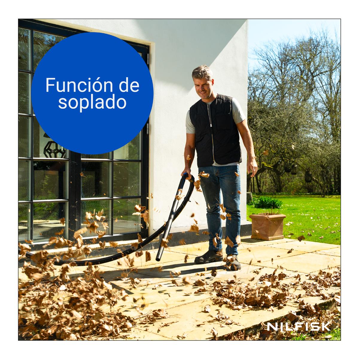Aspirador multiusos agua y polvo Nilfisk Multi I 20L T L-Class Inox-12