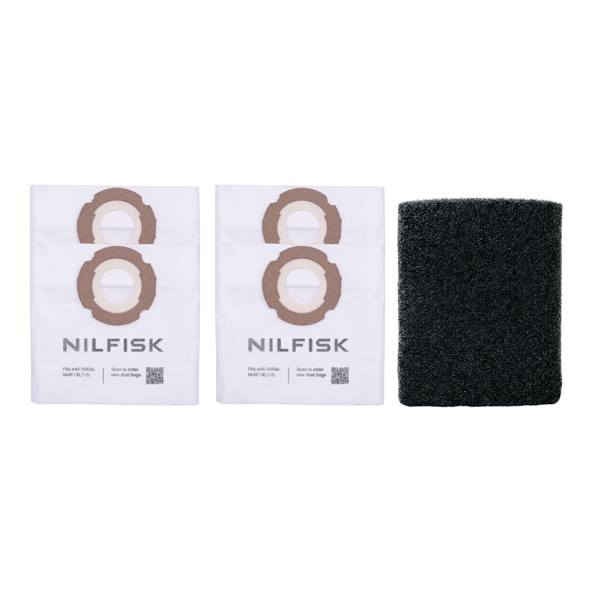 Bolsa y filtro liquidos 8/12L Nilfisk Blanco-1