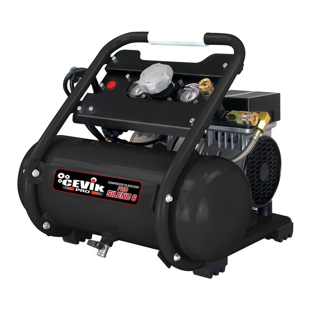 Imagen 0 de Compresor de Aire Portátil Silencioso 6 litros 1 HP