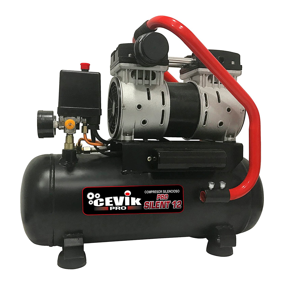 Imagen 0 de Compresor de Aire Portátil Silencioso 12 litros 1 HP