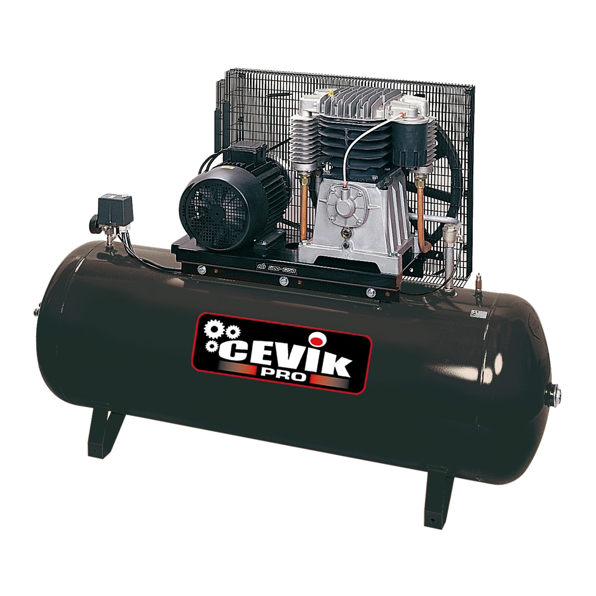 Compresor de Aire por Correas 500 litros 7,5 HP Negro-1