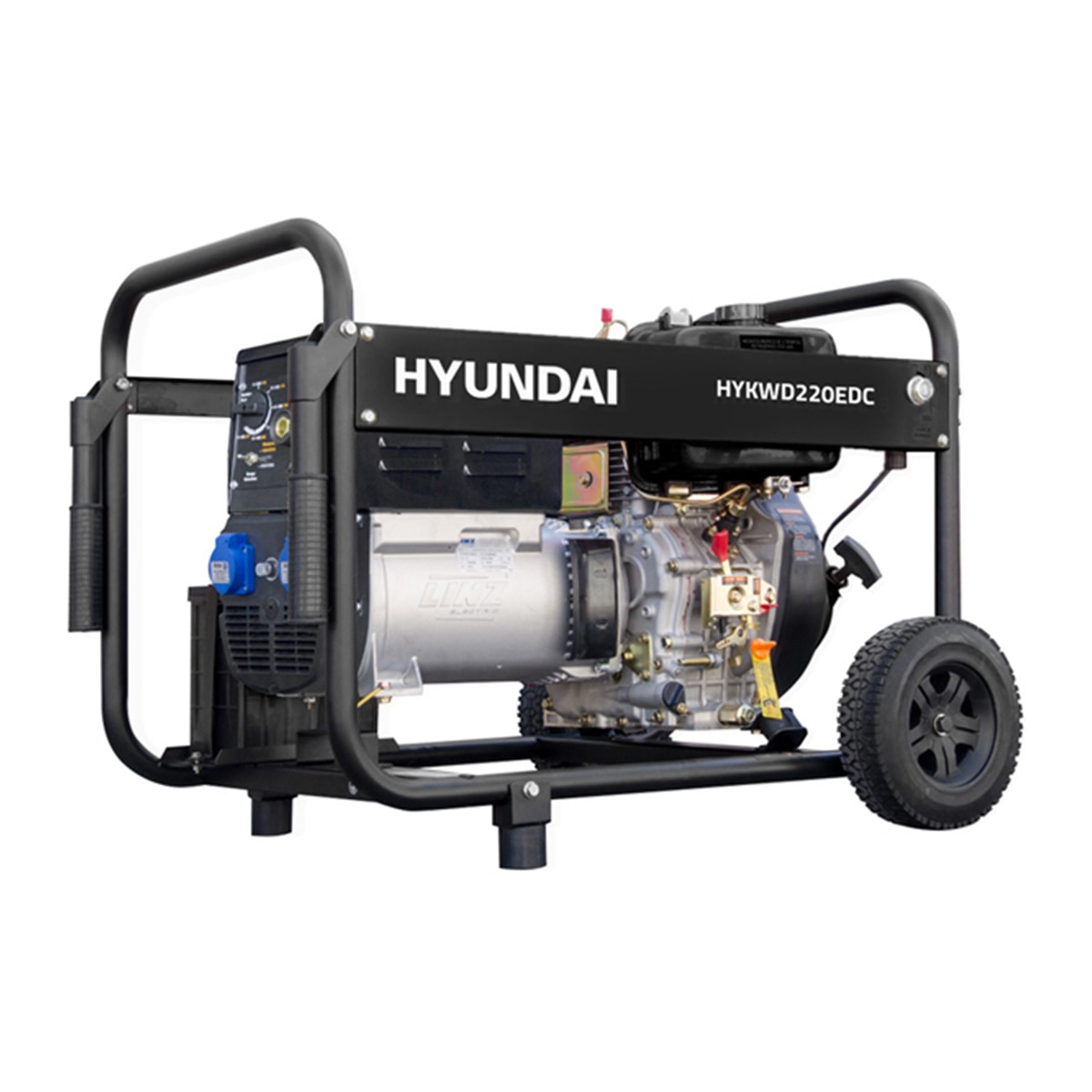 Imagem 0 de Soldadora com Motor Diesel 5 kVA HYKW220EDC