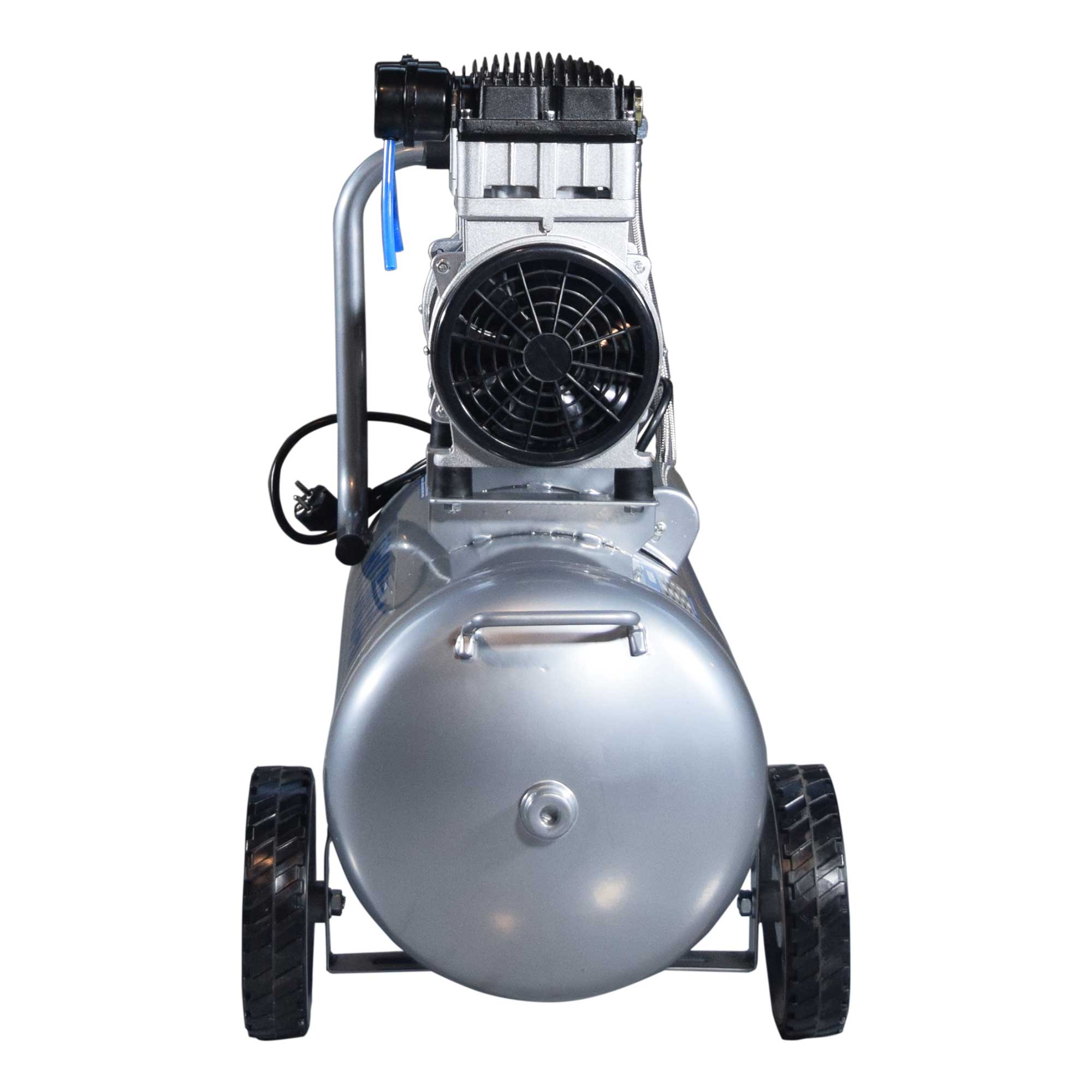 Compresor de Aire Súper Silencioso 50 l 1,5 kW HYAC50-2S Plateado-5