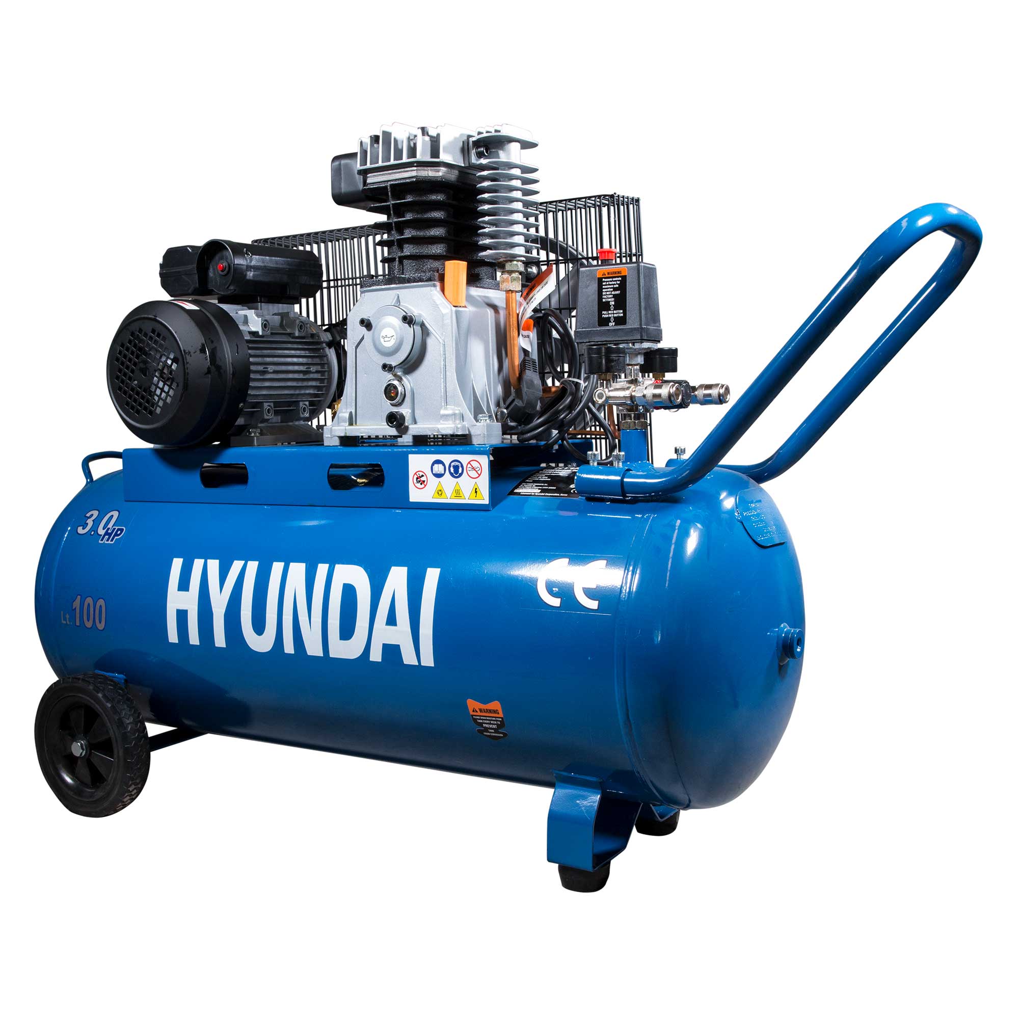 HYUNDAI – Compresor de Aire Profesional 100 l 2,2 kW HYACB100-31.