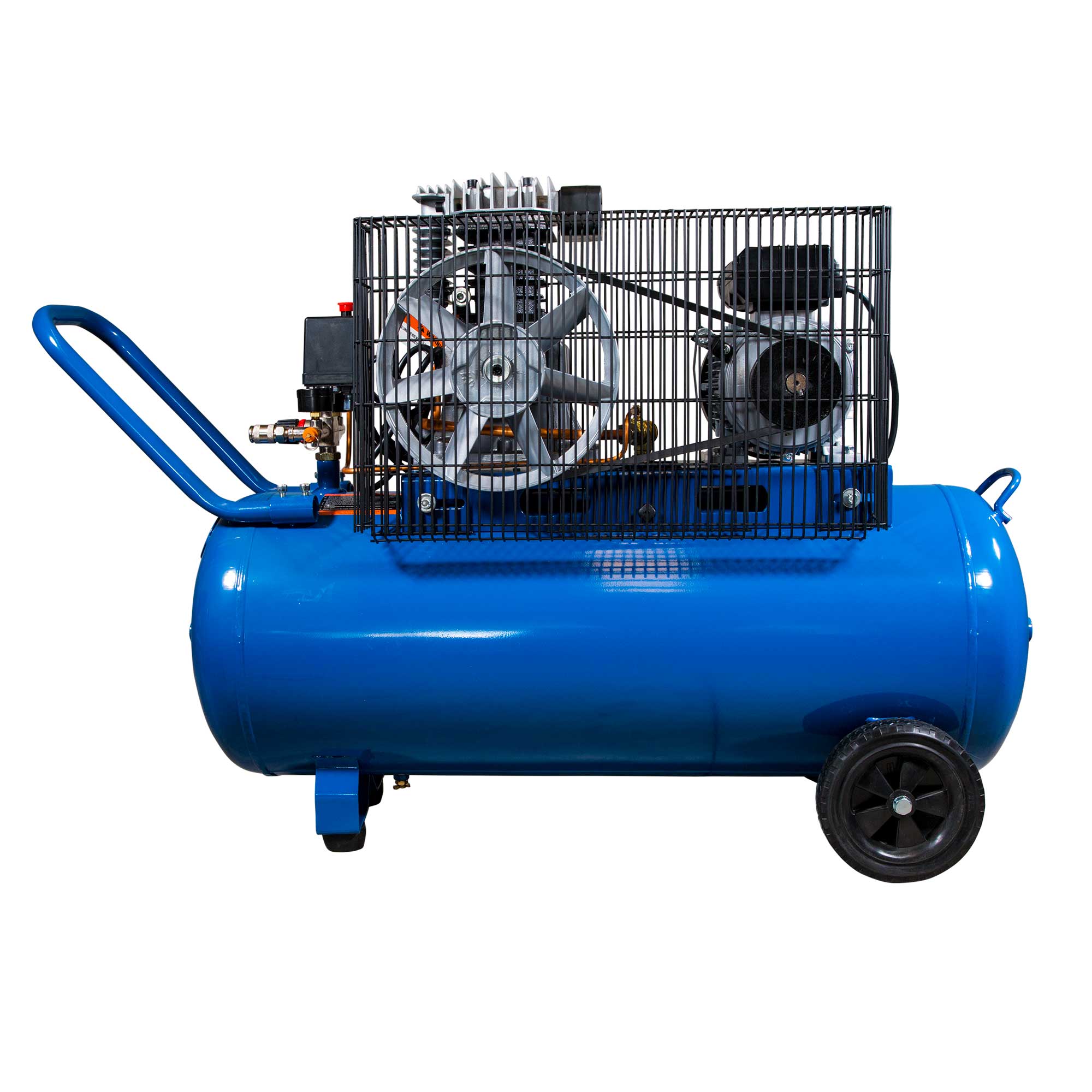 Compresor de Aire Profesional 100 l 2,2 kW HYACB100-31 Plateado-3