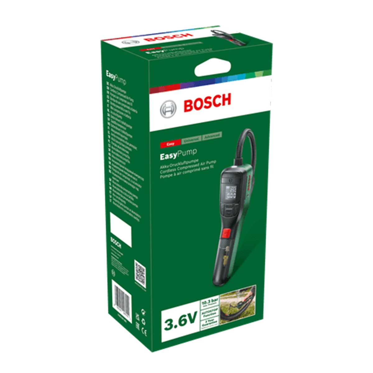 Bomba Aire Comprimido a Batería Easy Pump Verde / Negro-5