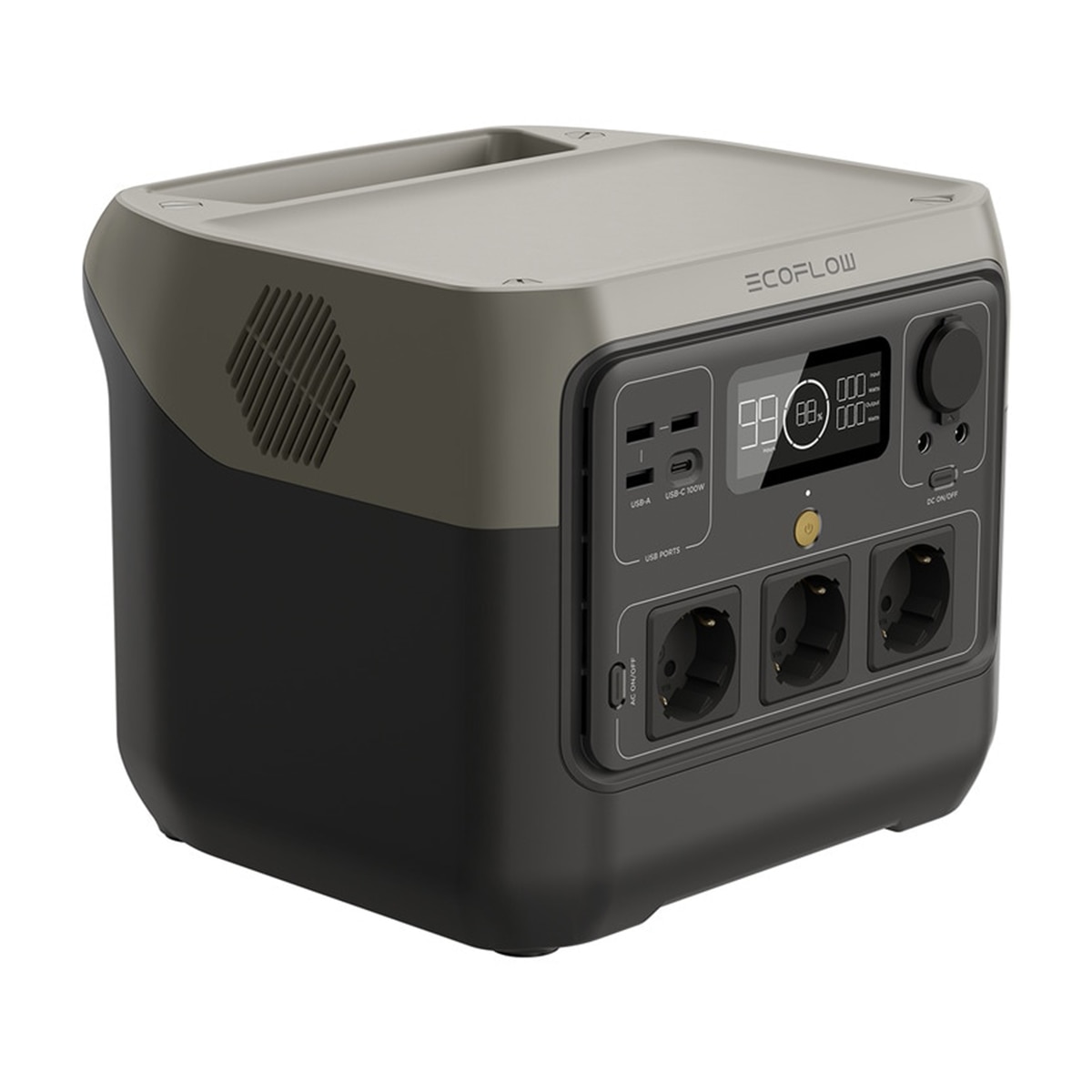 Imagen 0 de Generador Energía Portatil River 2 Pro 1600 W EF-ZMR620-B-EU