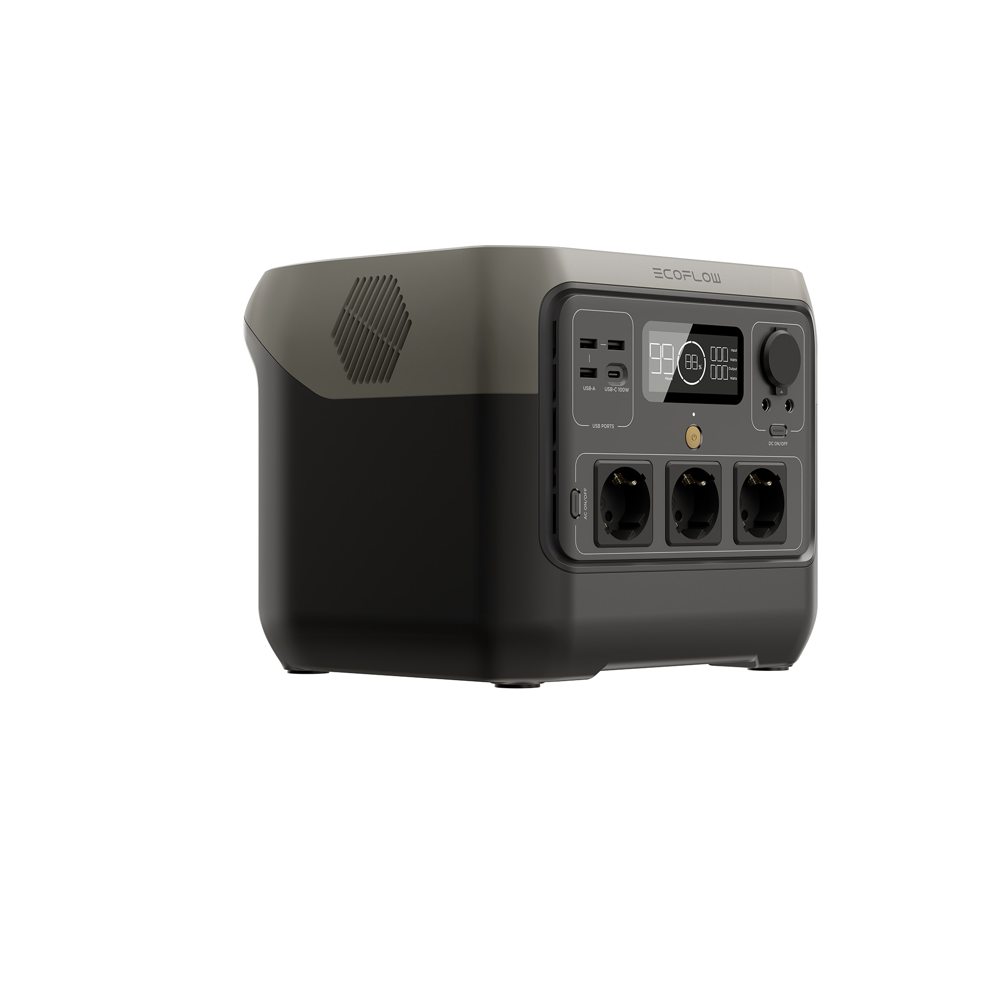 Generador Energía Portatil River 2 Pro 1600 W EF-ZMR620-B-EU 2