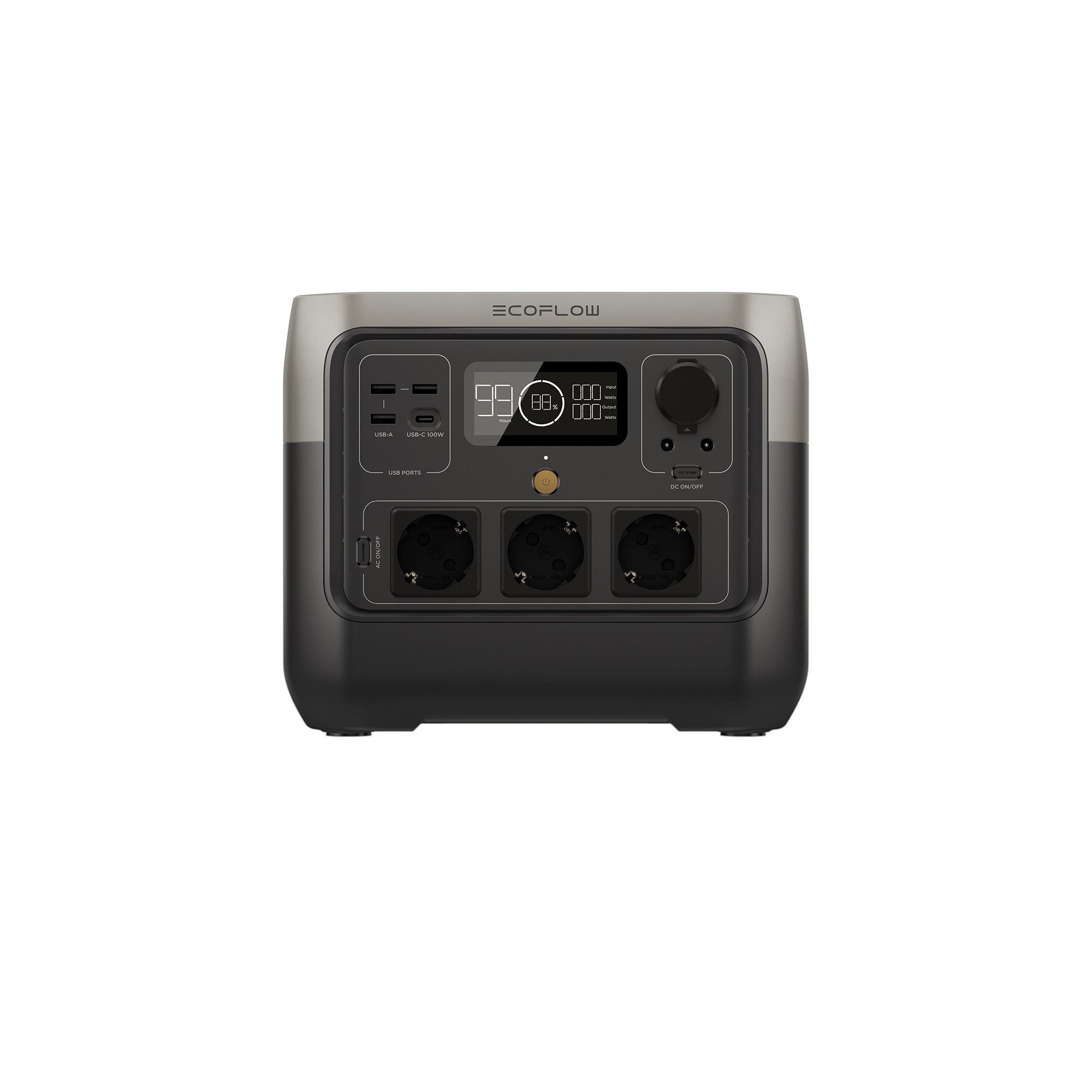 Generador Energía Portatil River 2 Pro 1600 W EF-ZMR620-B-EU 3