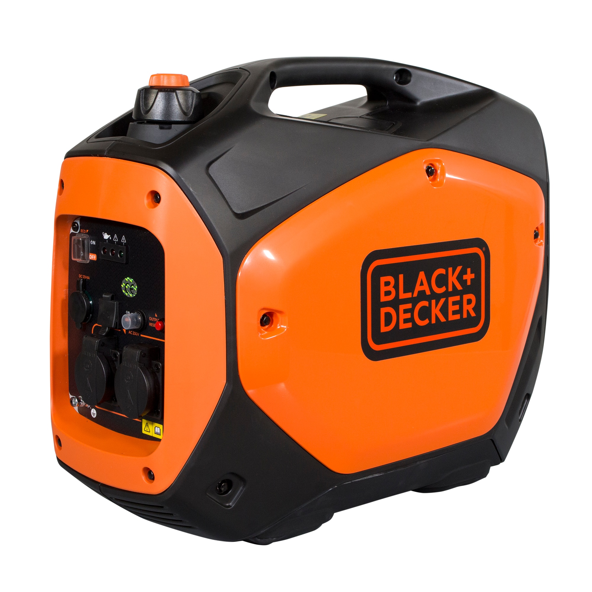 BLACK+DECKER – Generador Eléctrico Inverter Motor Gasolina 4T Monofásico 2,0 kW BD-BXGNI2200E.