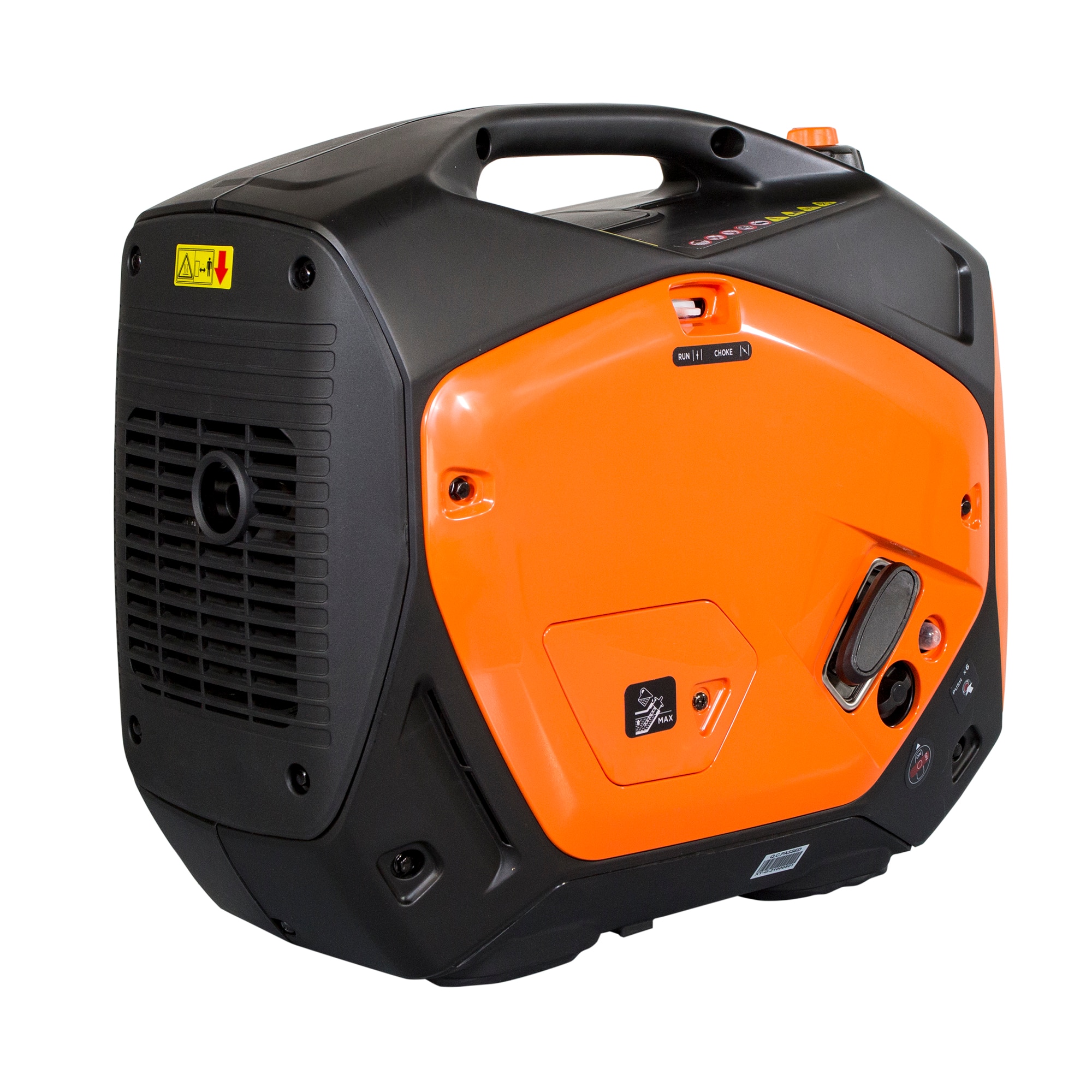Generador Eléctrico Inverter Motor Gasolina 4T Monofásico 2,0 kW BD-BXGNI2200E Naranja / Negro-6