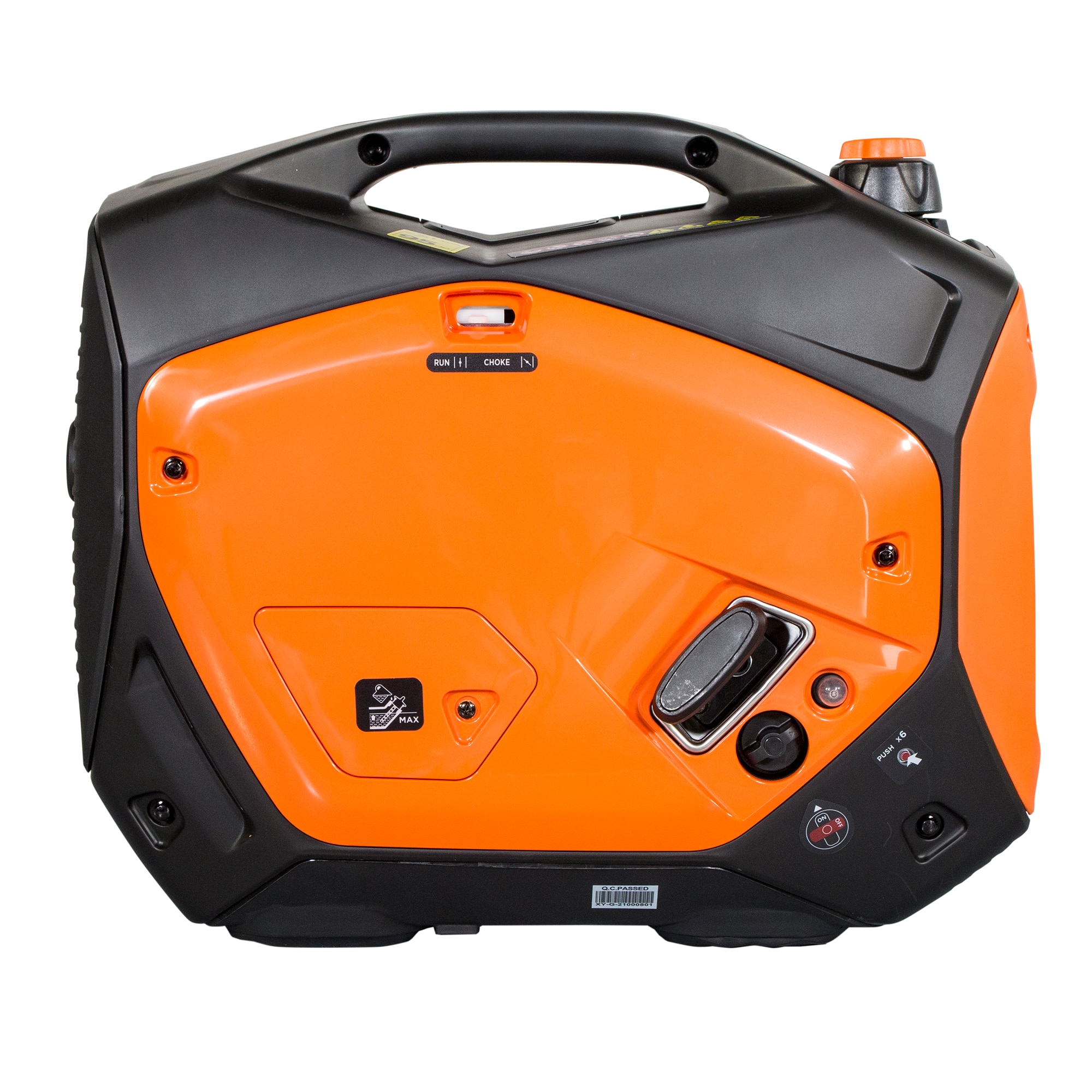 Generador Eléctrico Inverter Motor Gasolina 4T Monofásico 2,0 kW BD-BXGNI2200E Naranja / Negro-7
