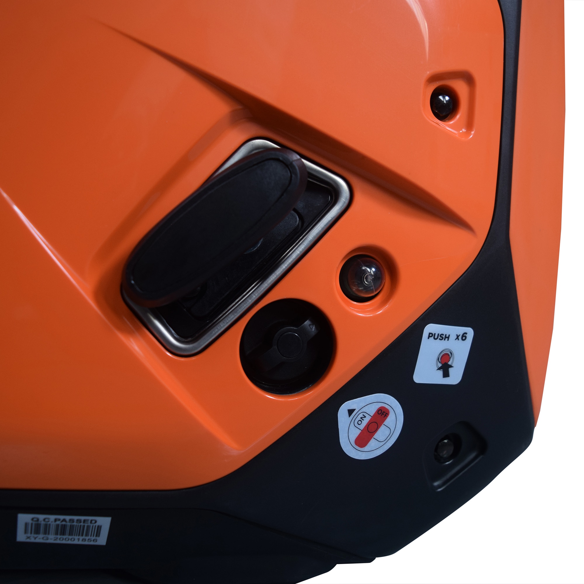 Generador Eléctrico Inverter Motor Gasolina 4T Monofásico 2,0 kW BD-BXGNI2200E Naranja / Negro-13