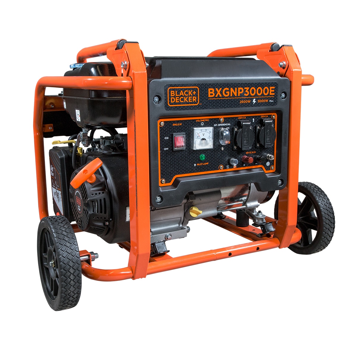 Imagen 0 de Generador Eléctrico Motor Gasolina 4T Monofásico 2,6 kW BD-BXGNP3000E