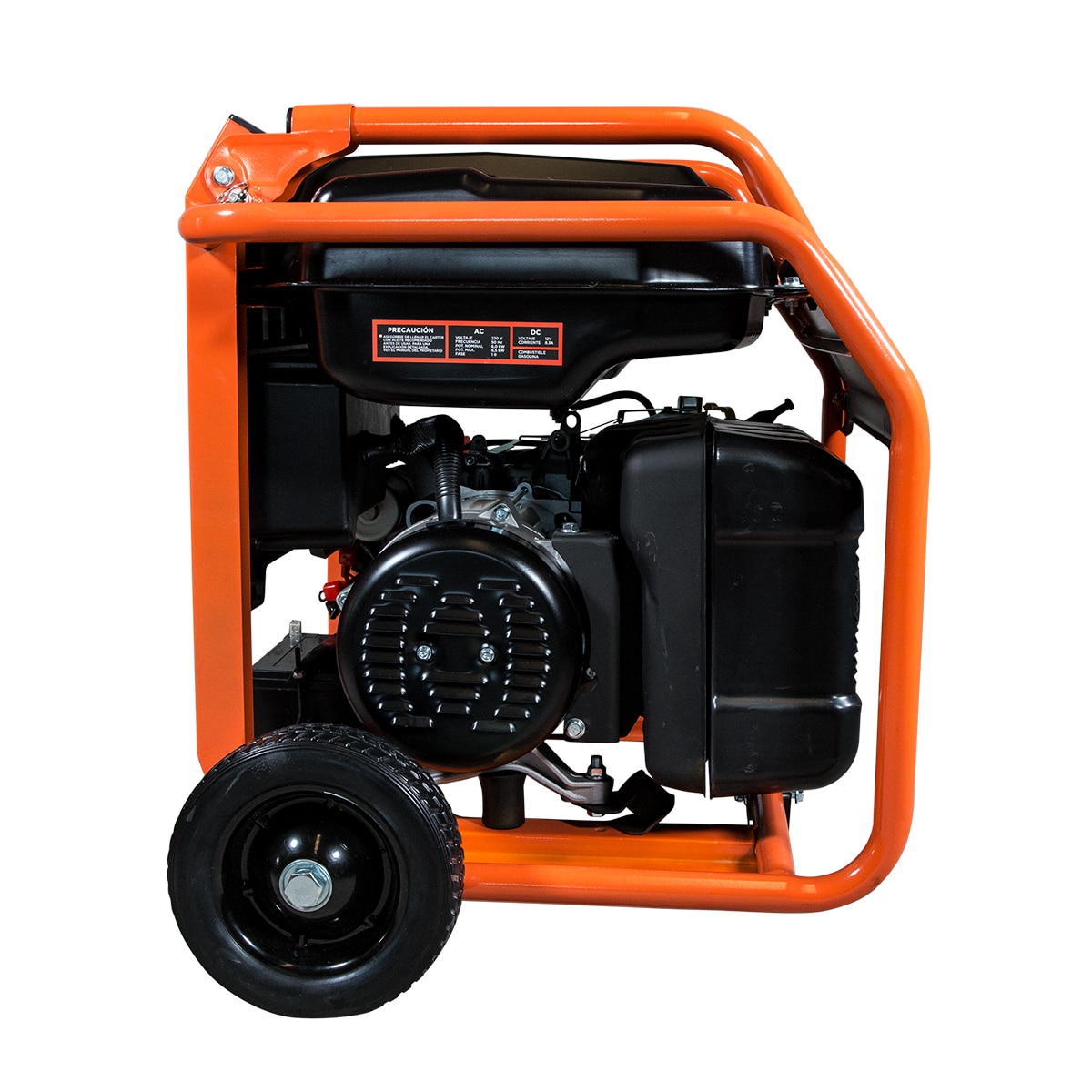 Generador Eléctrico Motor Gasolina 4T Monofásico 6,0 kW BD-BXGNP6510E Naranja / Negro-9