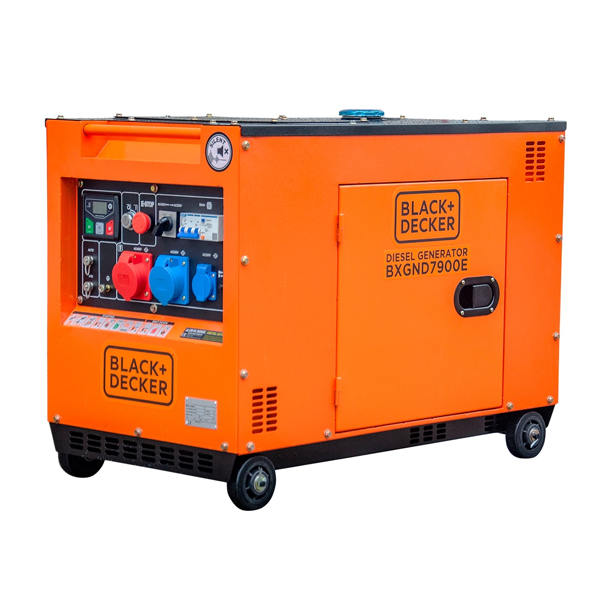 BLACK+DECKER – Generador Eléctrico Motor Diesel Mono/Trifásico 5,5/7,5 kW BD-BXGND7900E.