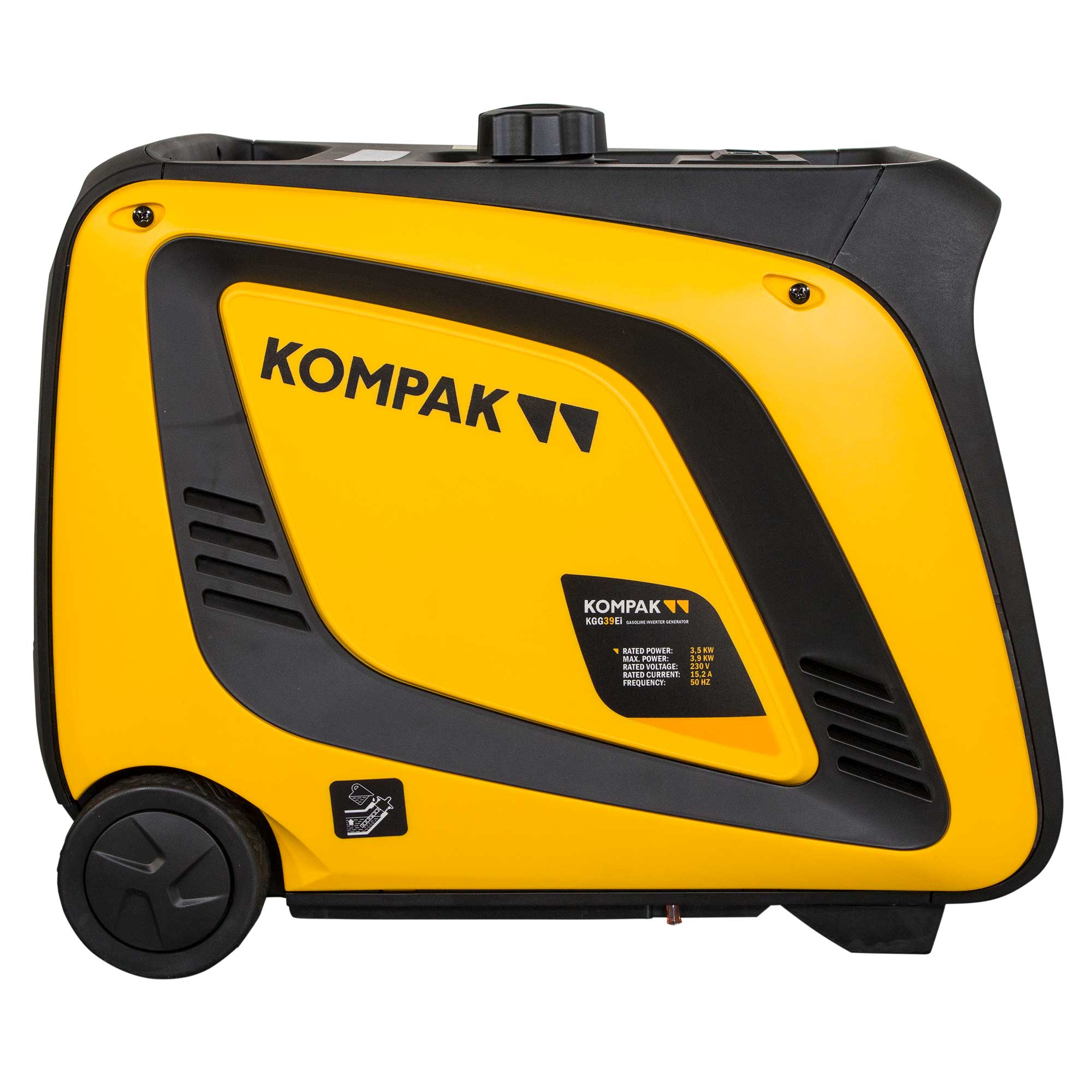 Generador Inverter Insonorizado Gasolina 4T 3,5 kW KGG39Ei Amarillo / Negro-1