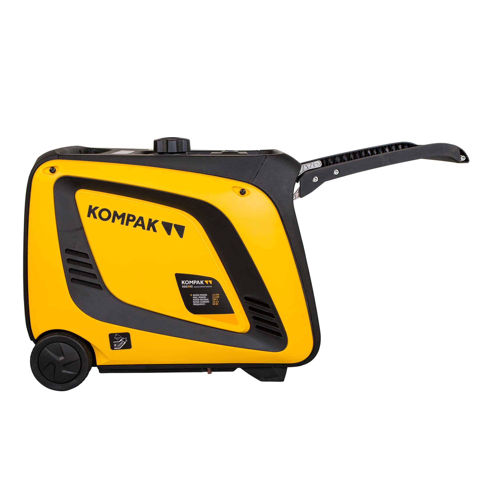 Generador Inverter Insonorizado Gasolina 4T 3,5 kW KGG39Ei Amarillo / Negro-6