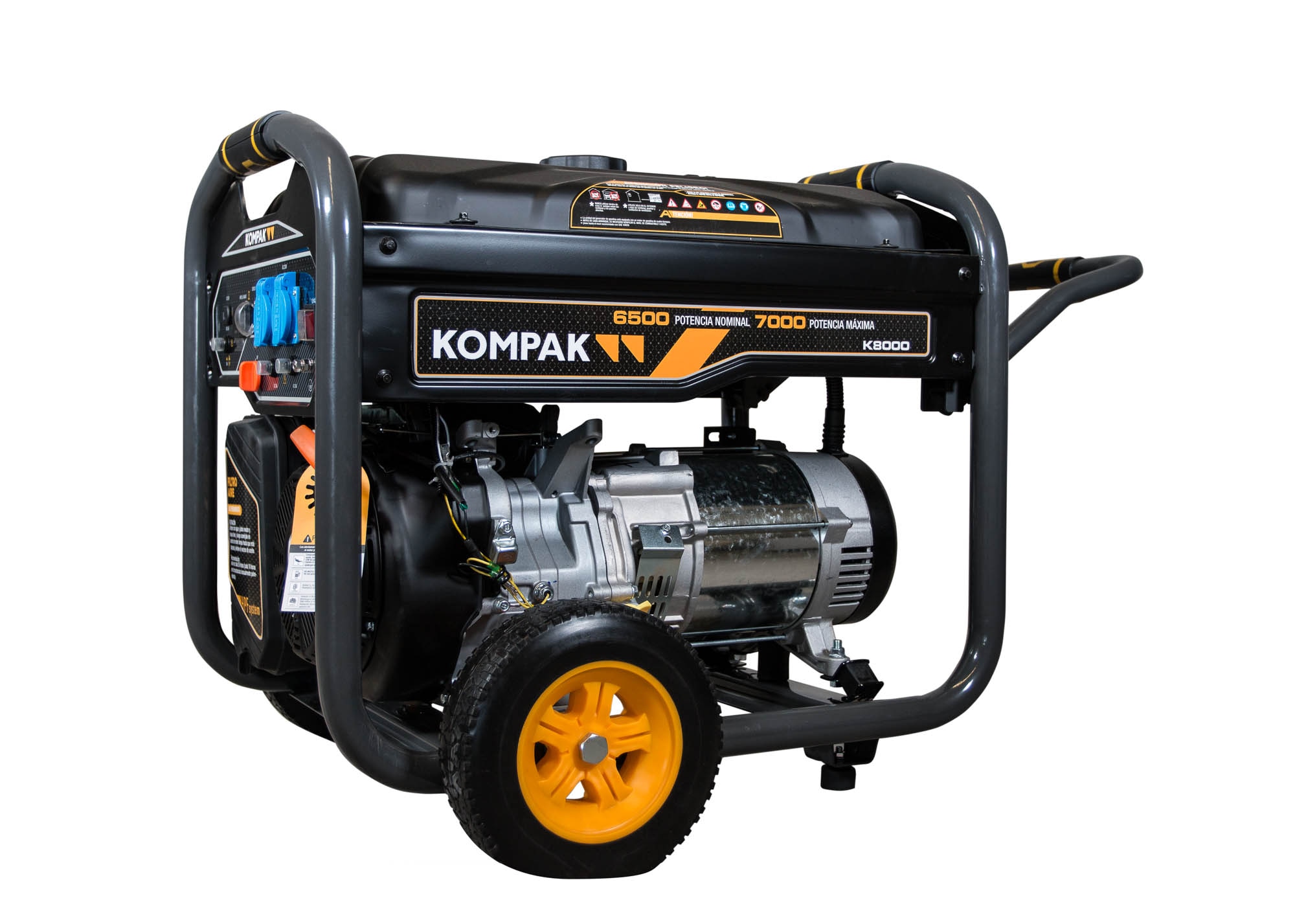 Generador Monofásico Gasolina 4T 6,5 kW K8000 Negro-3