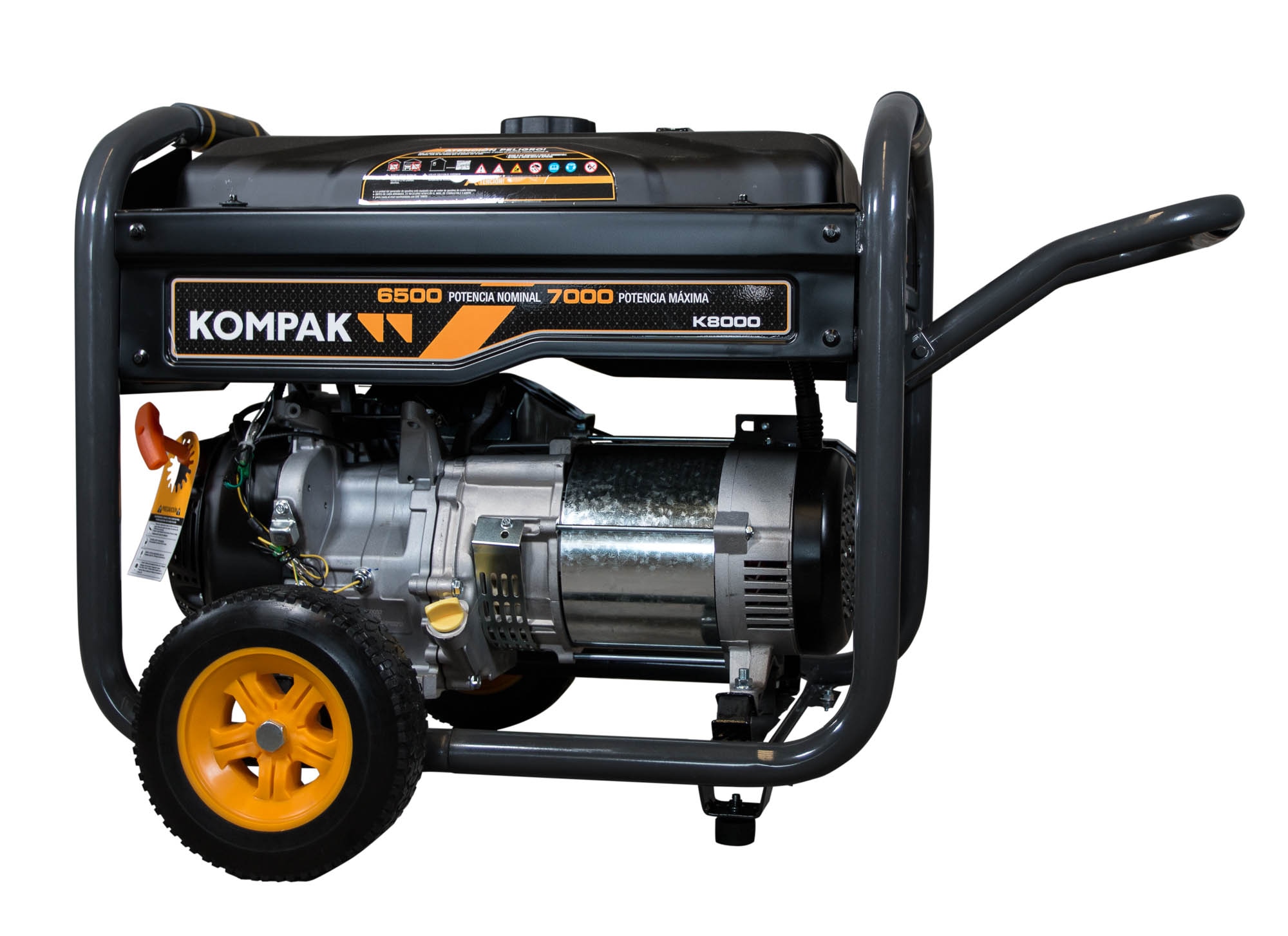 Generador Monofásico Gasolina 4T 6,5 kW K8000 Negro-4