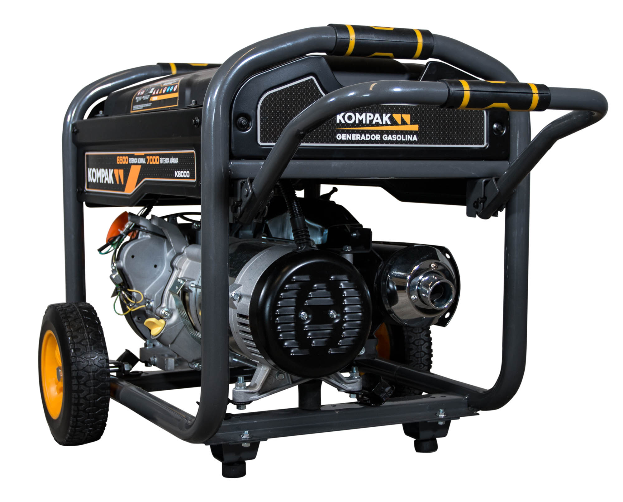 Generador Monofásico Gasolina 4T 6,5 kW K8000 Negro-5