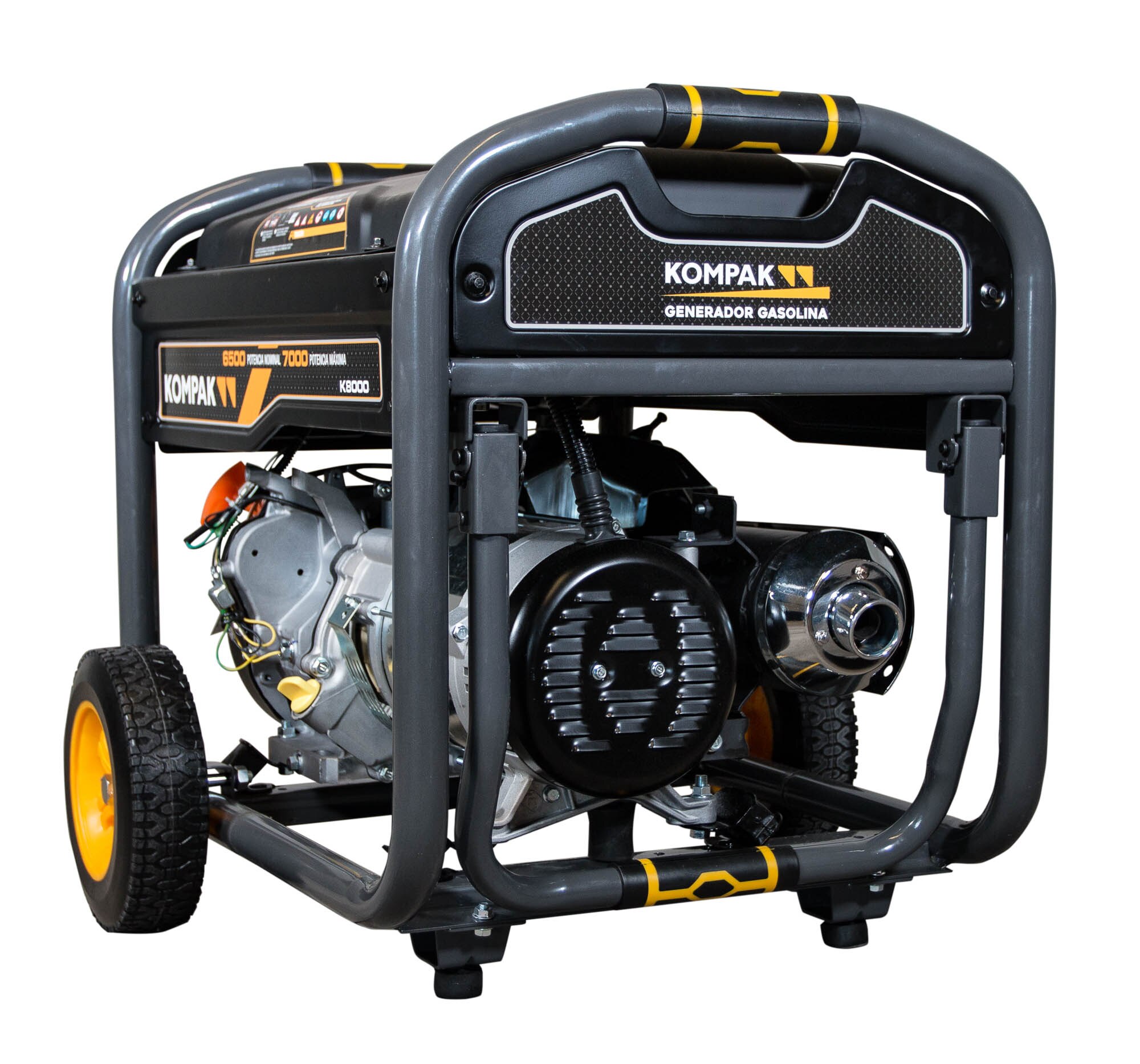 Generador Monofásico Gasolina 4T 6,5 kW K8000 Negro-6