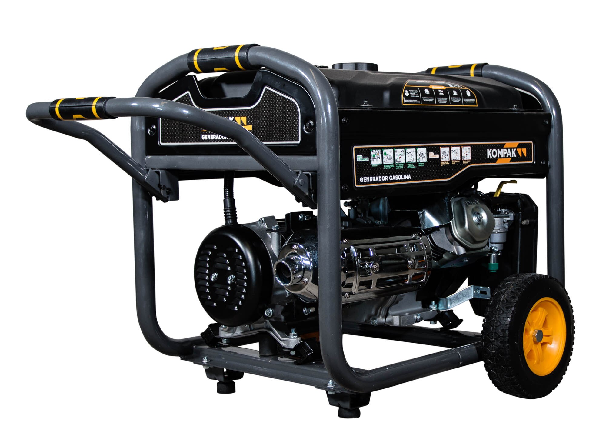 Generador Monofásico Gasolina 4T 6,5 kW K8000 Negro-7
