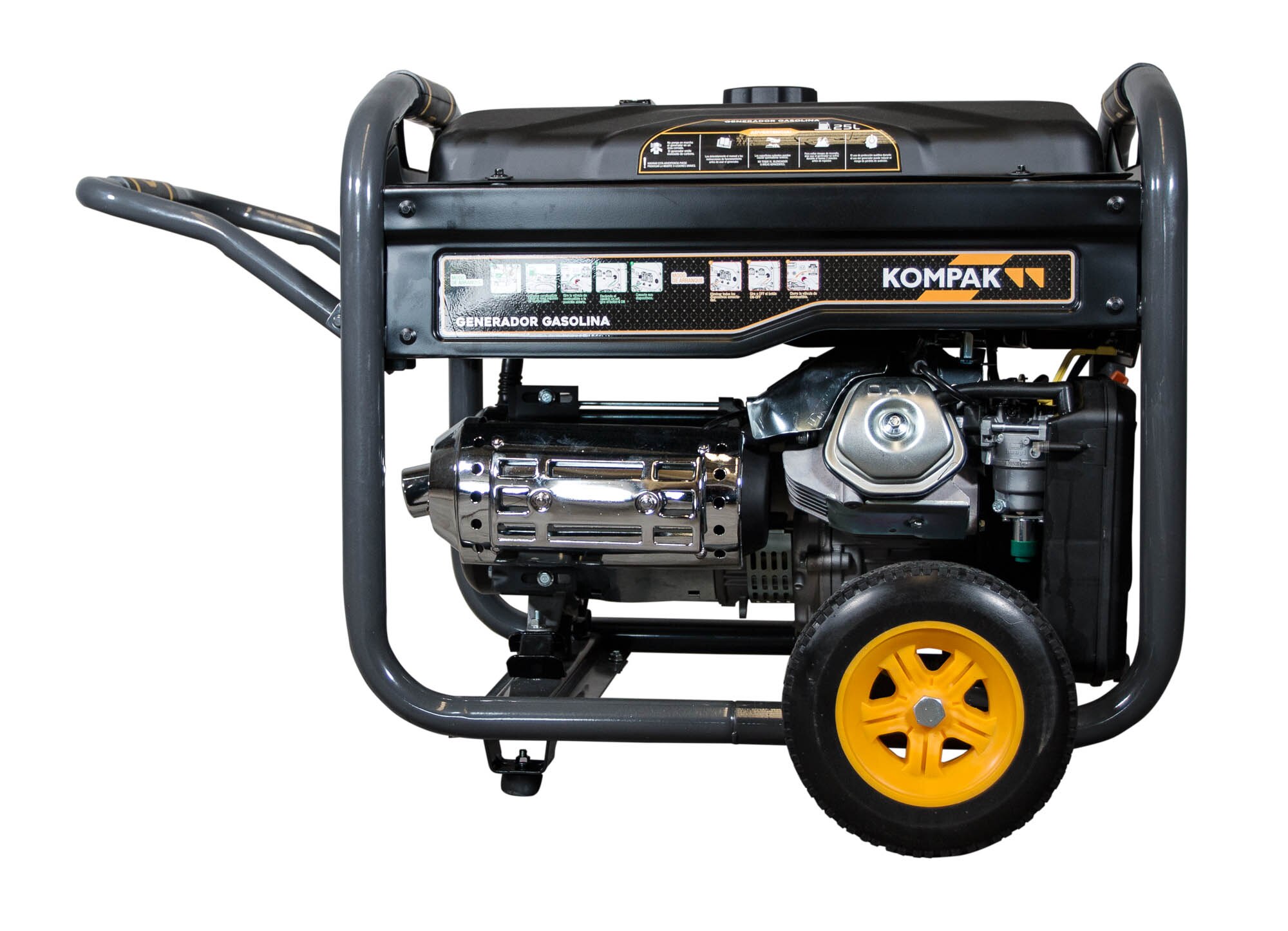Generador Monofásico Gasolina 4T 6,5 kW K8000 Negro-8