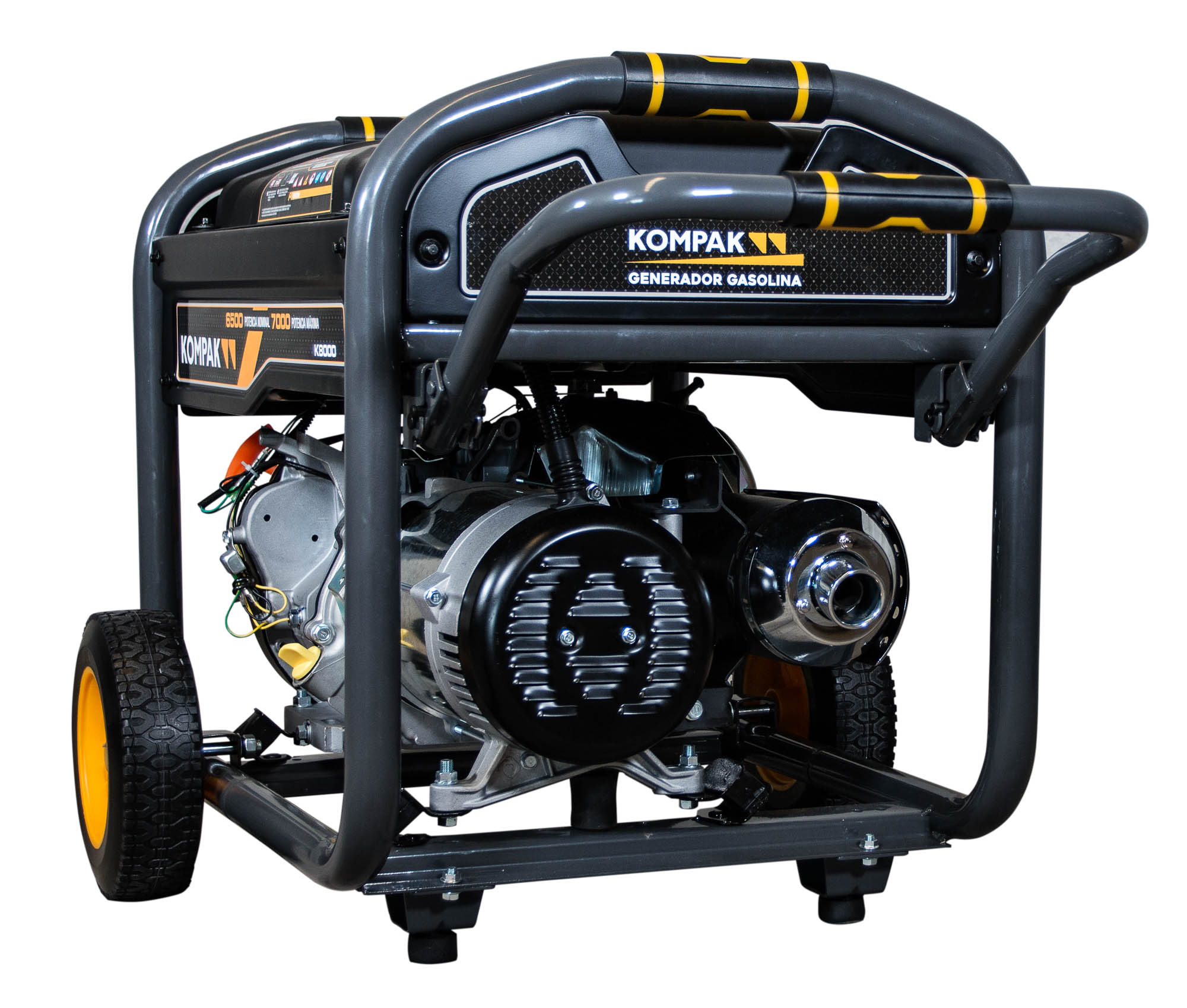 Generador Monofásico Gasolina 4T 6,5 kW K8000 Negro-11