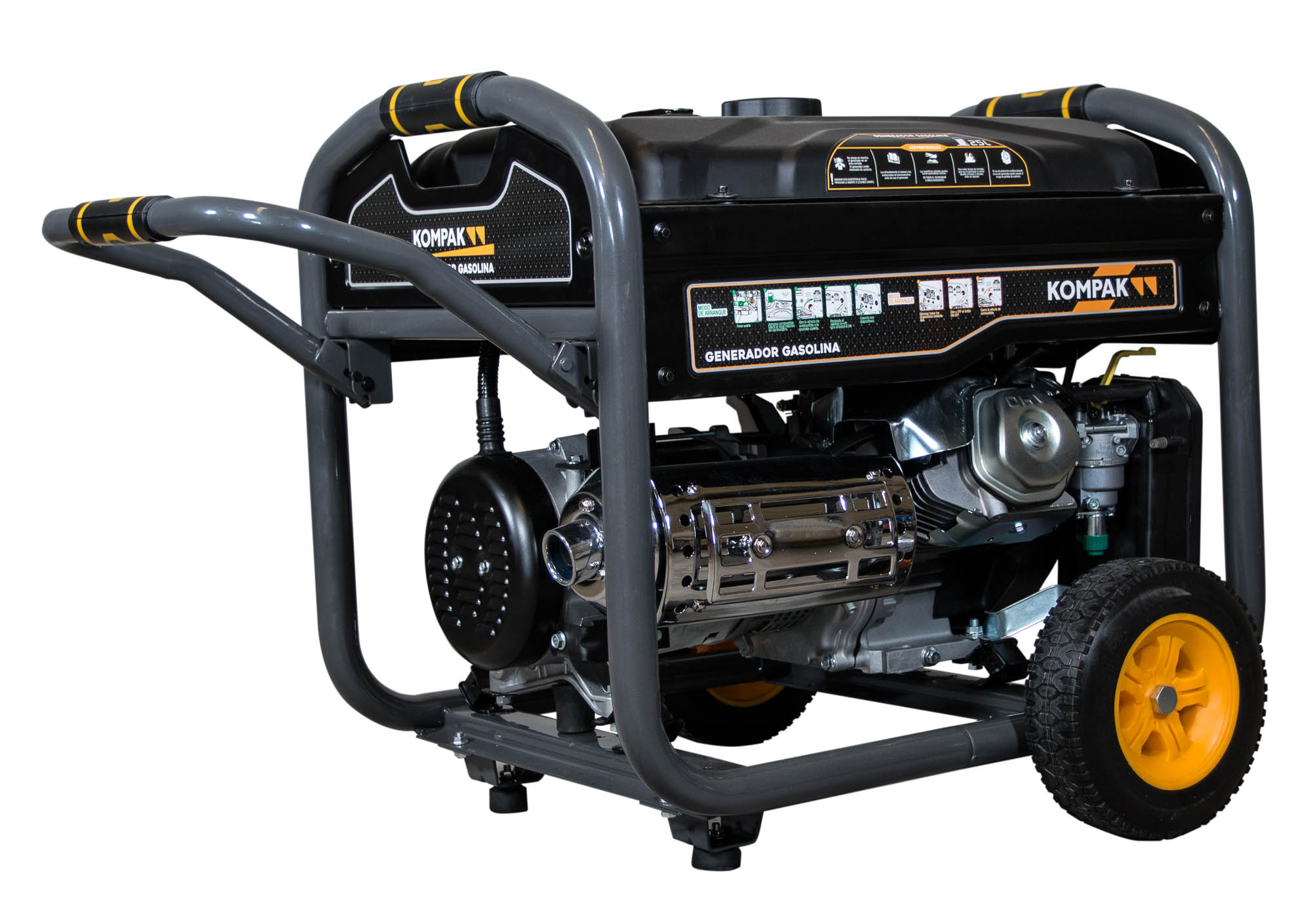 Generador Monofásico Gasolina 4T 6,5 kW K8000 Negro-13