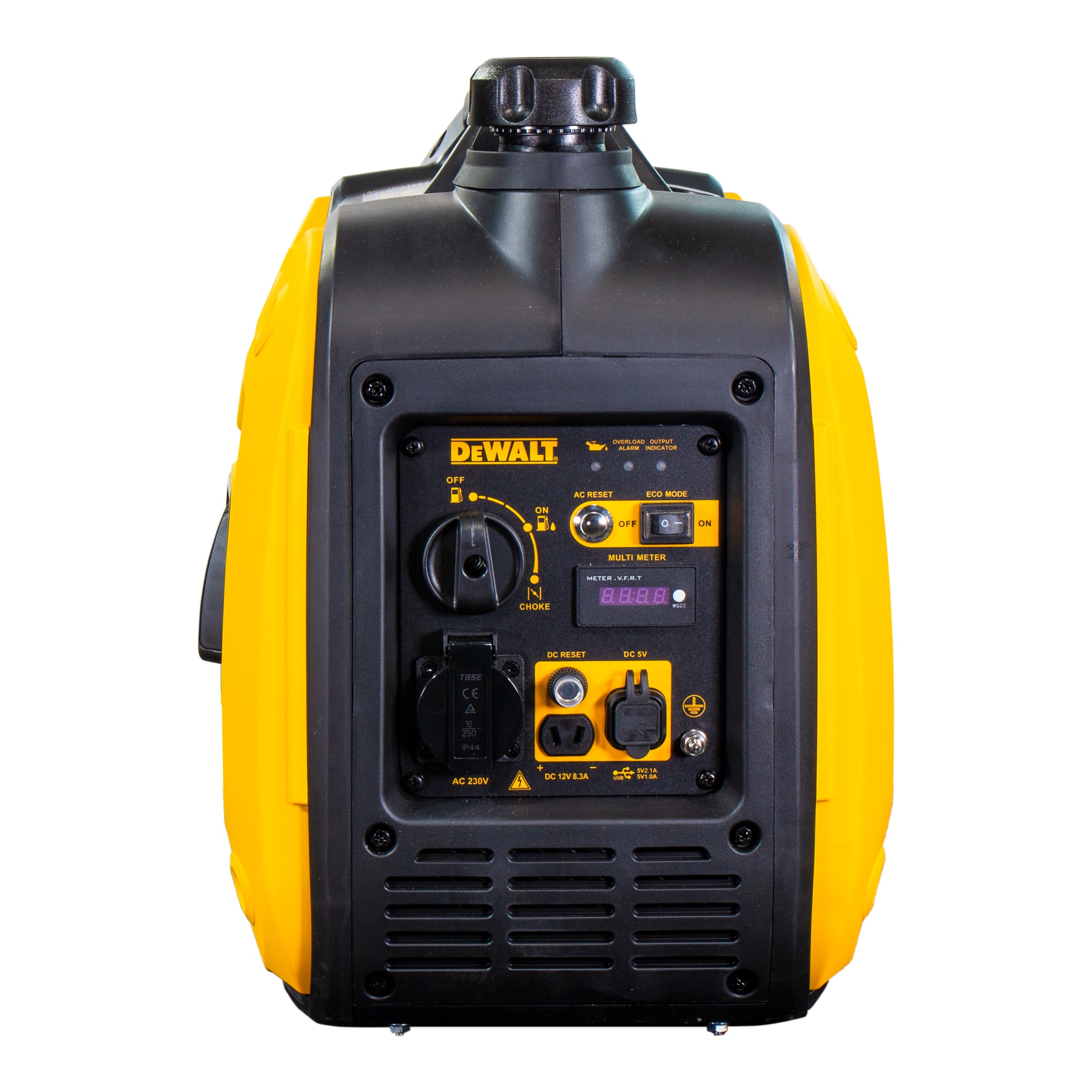 Generador Inverter Monofásico Gasolina 4T 1,8 kW DXGNi20E Amarillo / Negro-7