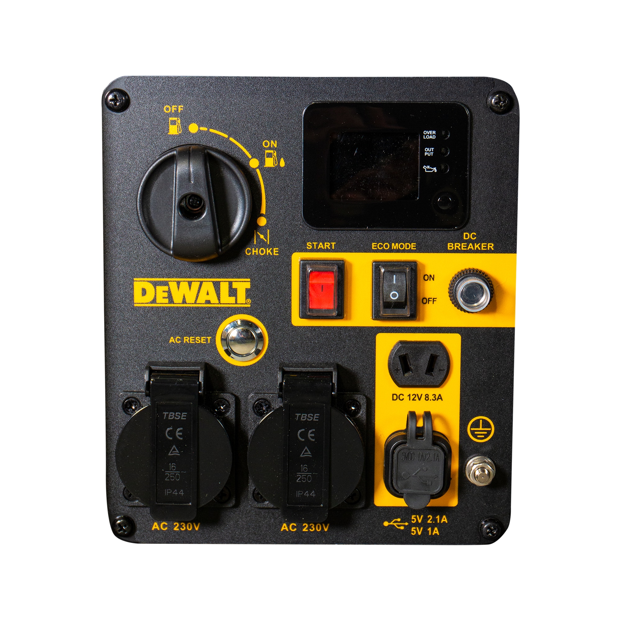Generador Inverter Monofásico Gasolina 4T 3,2 kW DXGNI35E Amarillo / Negro-6