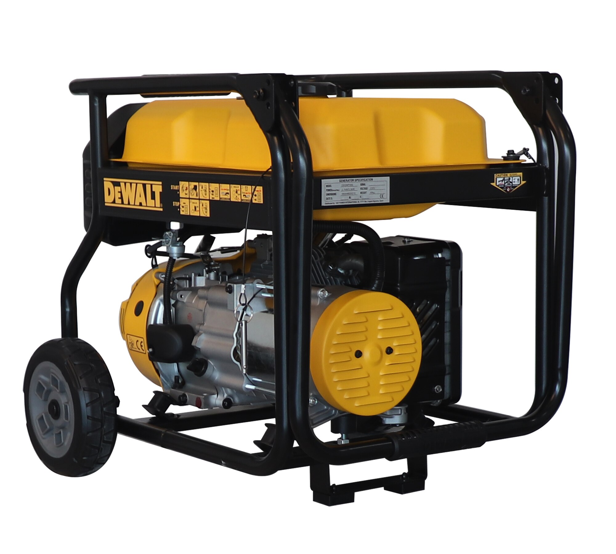 Generador Gasolina Monofásico 4T 2,7 kW DXGNP30E Amarillo / Negro-3