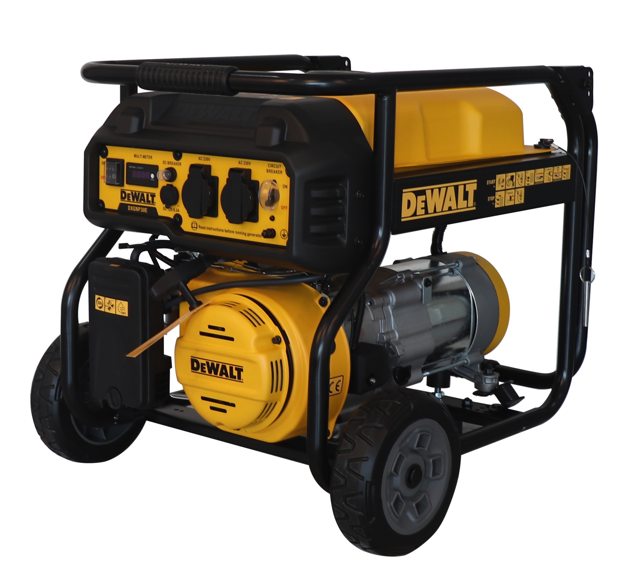Generador Gasolina Monofásico 4T 2,7 kW DXGNP30E Amarillo / Negro-5