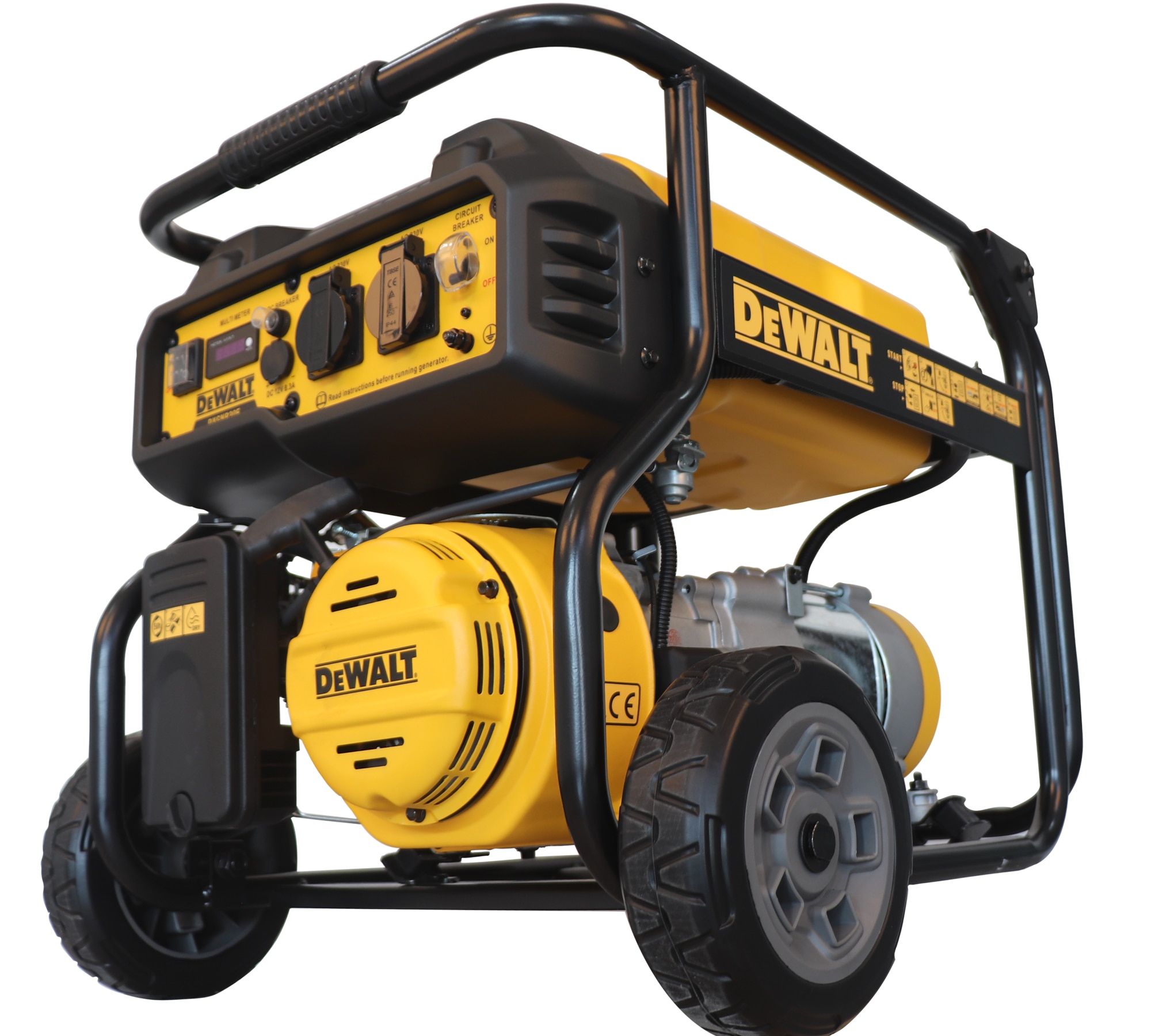 Generador Gasolina Monofásico 4T 2,7 kW DXGNP30E Amarillo / Negro-8