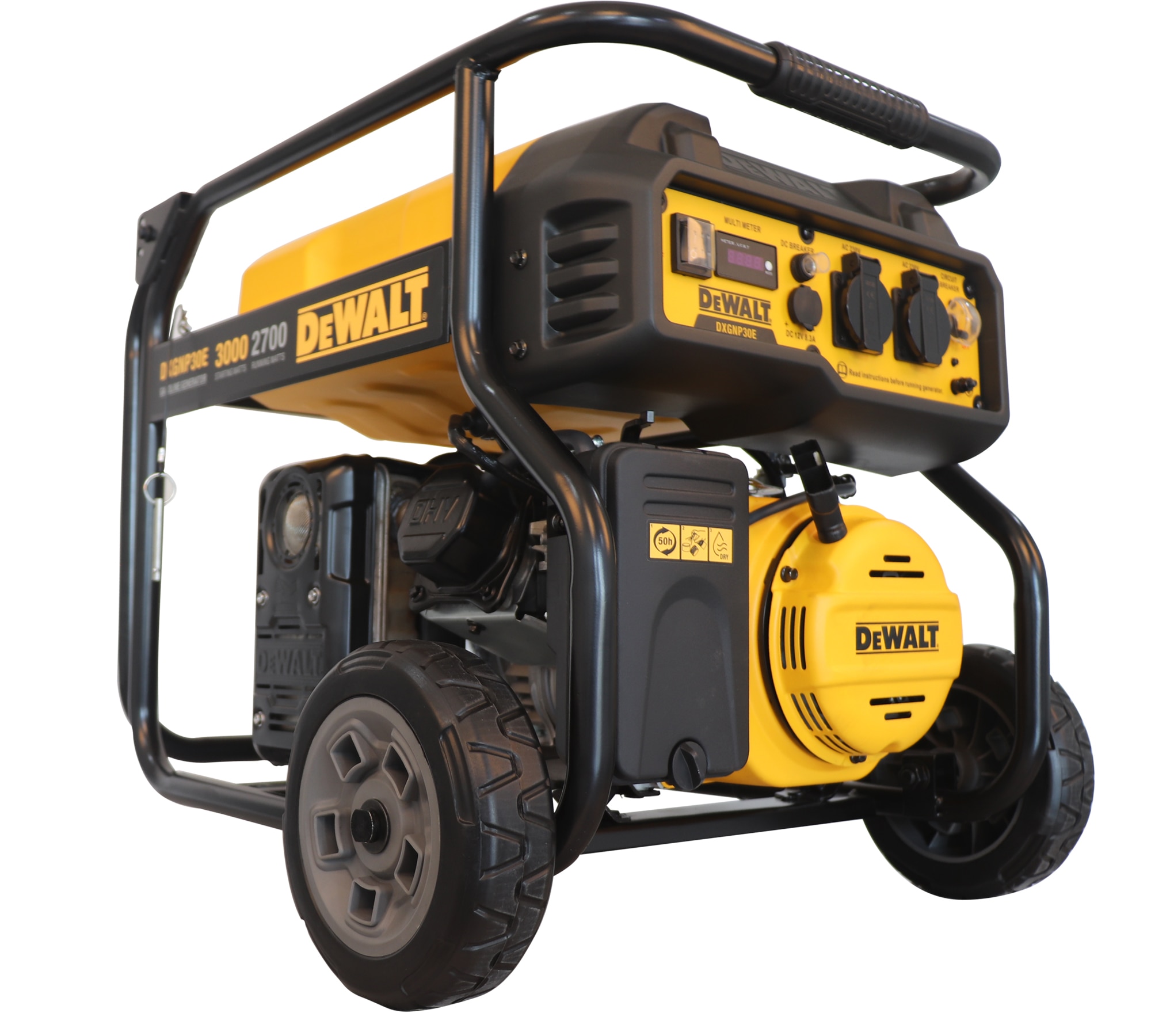 Generador Gasolina Monofásico 4T 2,7 kW DXGNP30E Amarillo / Negro-9