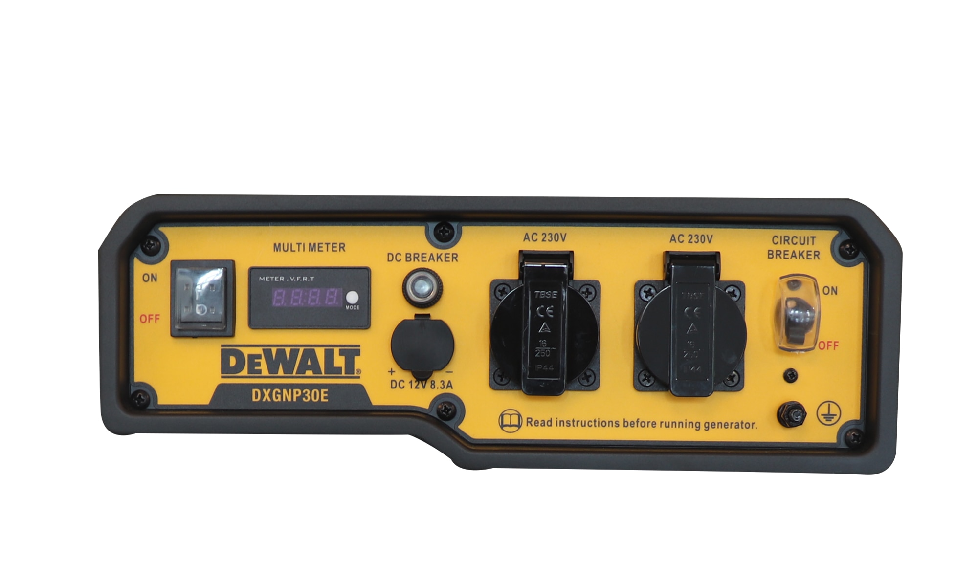Generador Gasolina Monofásico 4T 2,7 kW DXGNP30E Amarillo / Negro-11