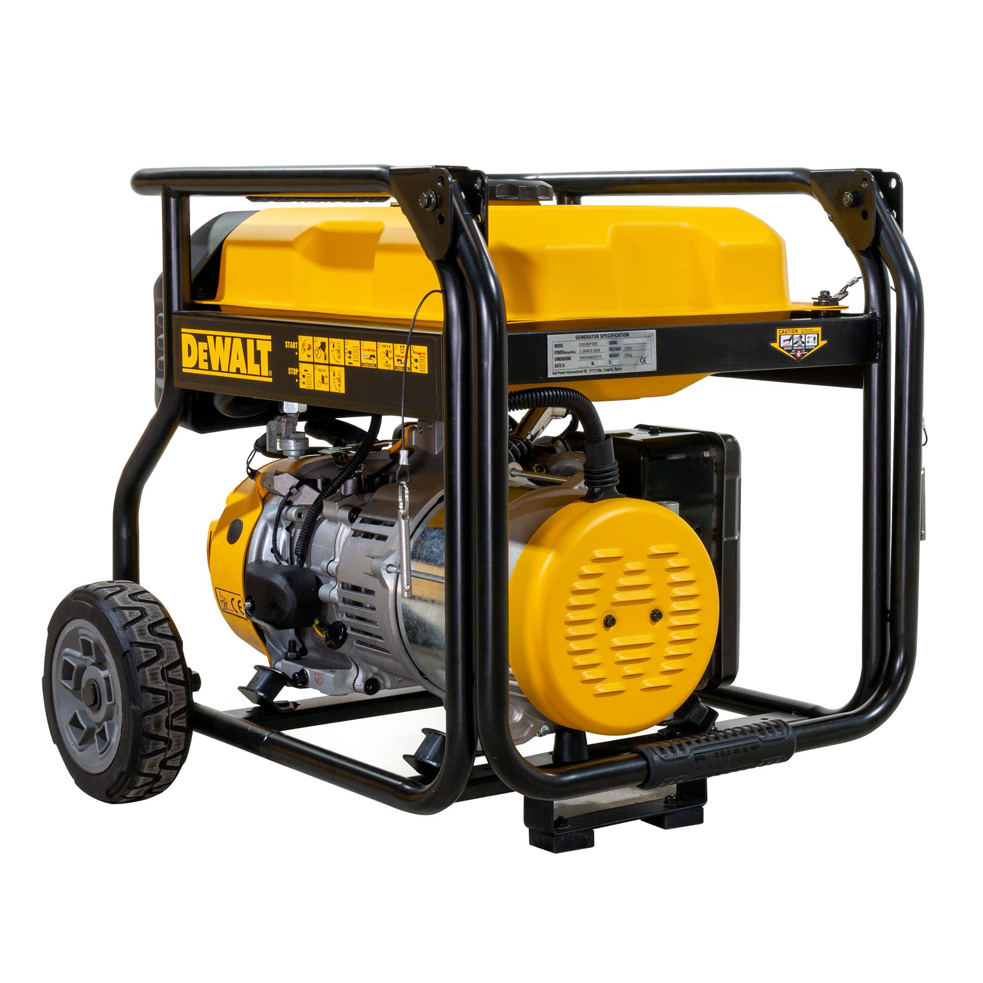 DEWALT – Generador Gasolina Monofásico 4T 3,2 kW DXGNP35E.