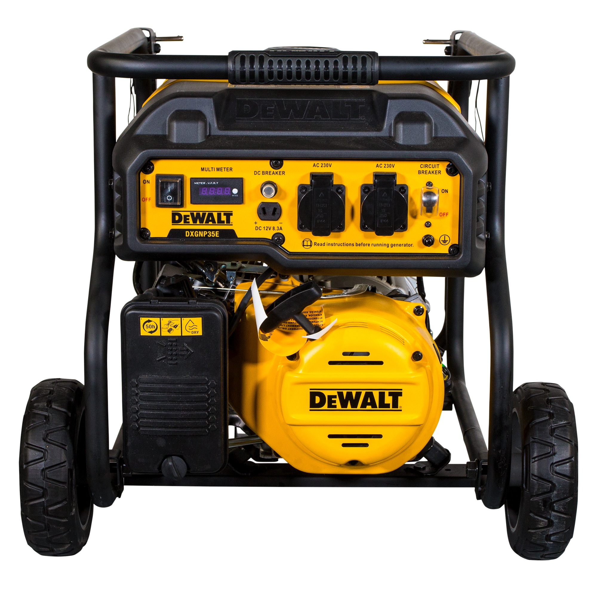 Generador Gasolina Monofásico 4T 3,2 kW DXGNP35E Amarillo / Negro-5