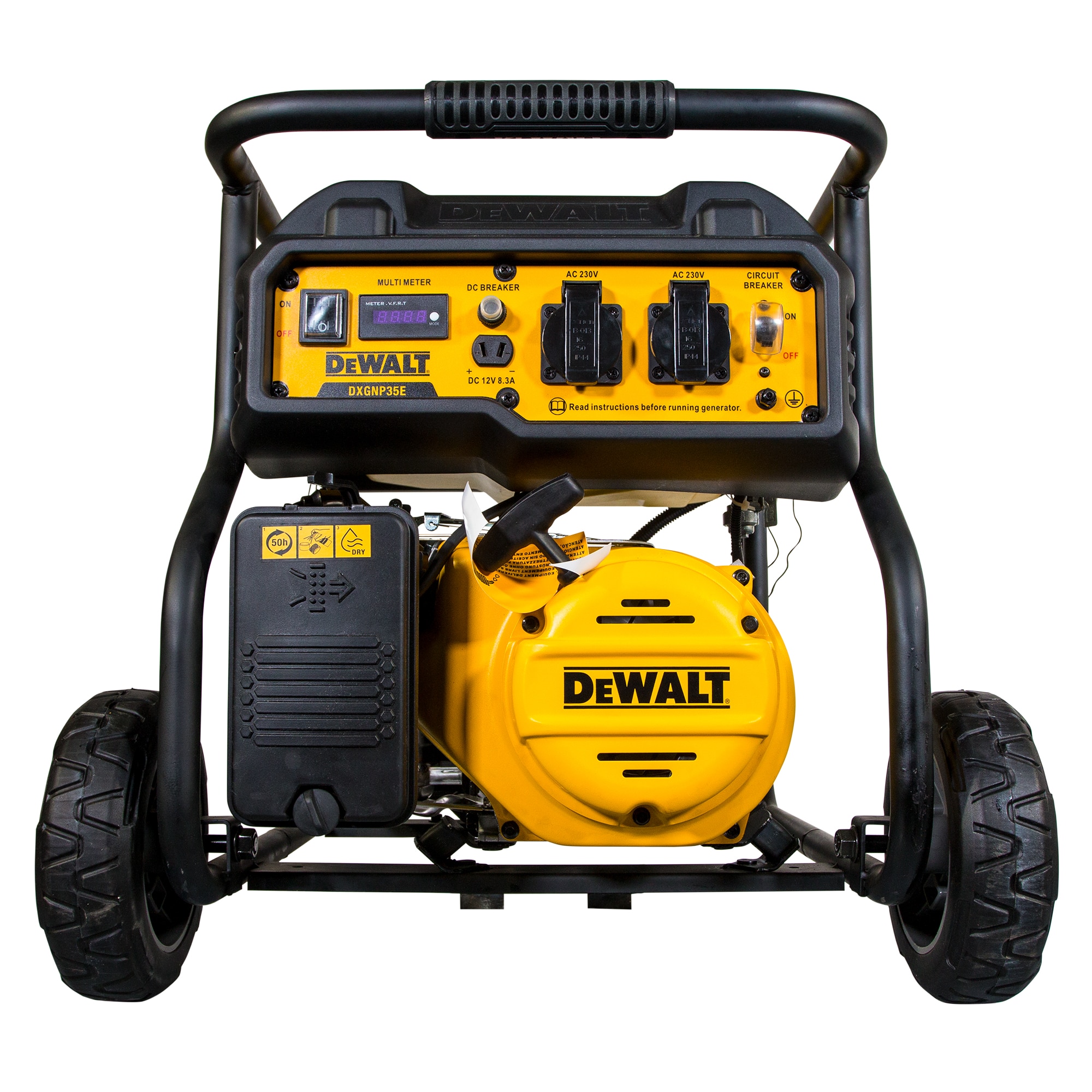 Generador Gasolina Monofásico 4T 3,2 kW DXGNP35E Amarillo / Negro-7