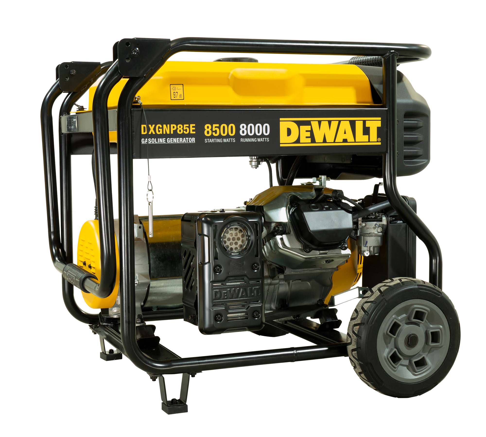 Generador Gasolina Monofásico 4T 6 kW DXGNP65E Amarillo / Negro-3