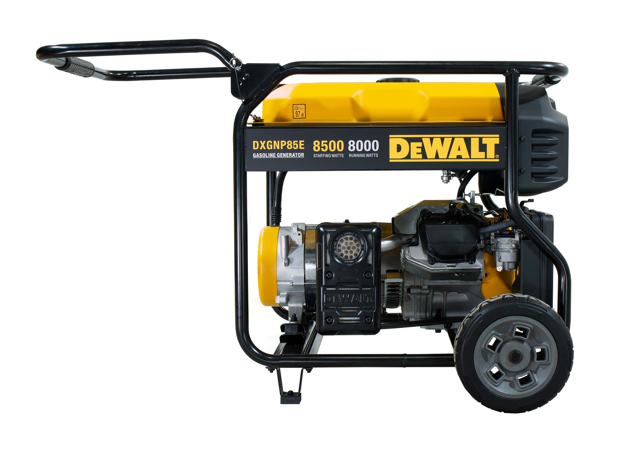 Generador Gasolina Monofásico 4T 6 kW DXGNP65E Amarillo / Negro-4