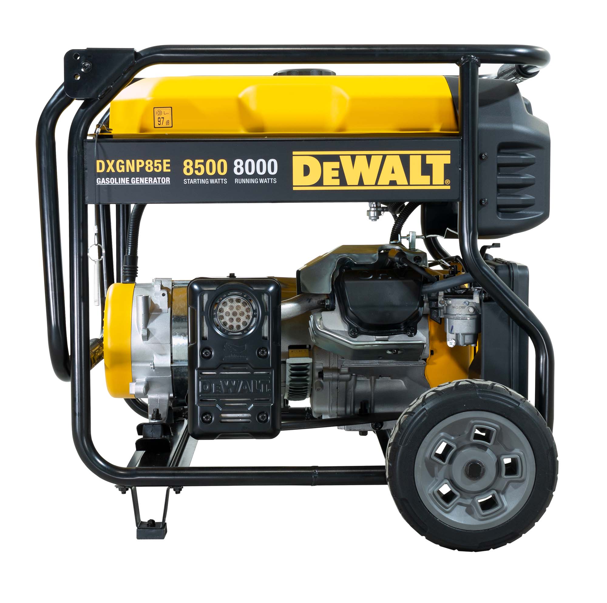 Generador Gasolina Monofásico 4T 6 kW DXGNP65E Amarillo / Negro-5